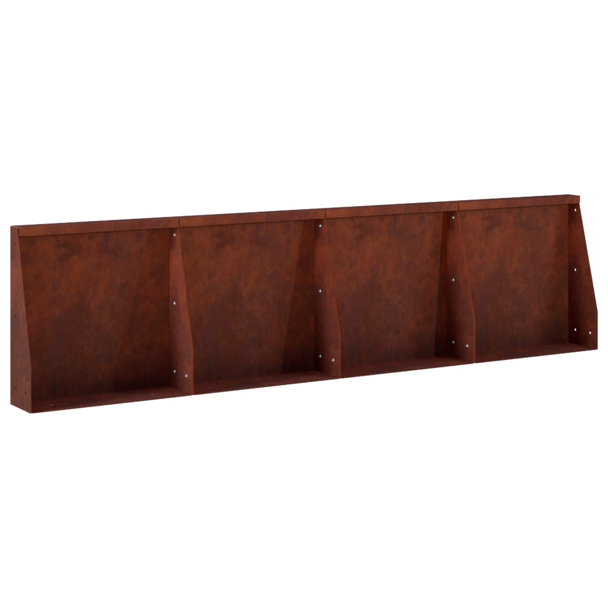 Zid za zadržavanje 4 kom. 40 x 12 x 30 cm Otporni čelik Rđa