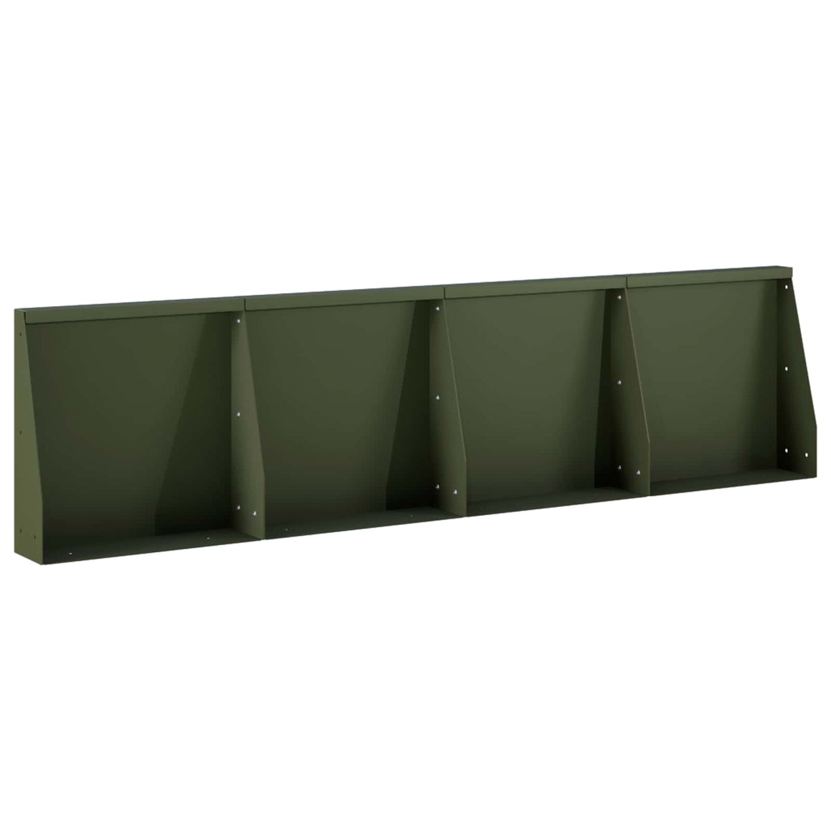 Zid za zadržavanje 4 kom. 40 x 12 x 40 cm Čelik