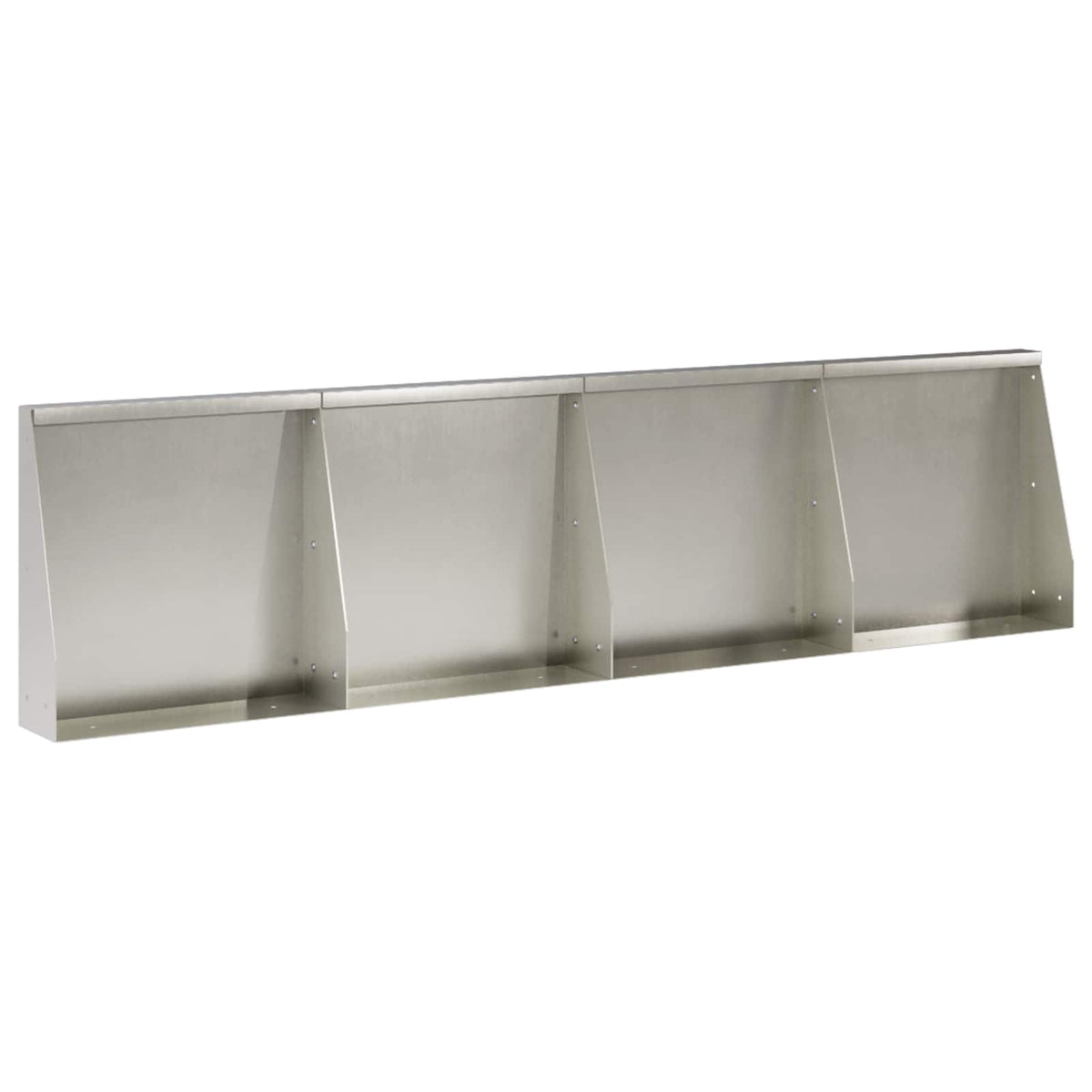 Zid za zadržavanje 4 kom. 40 x 12 x 50 cm Nehrđajući čelik
