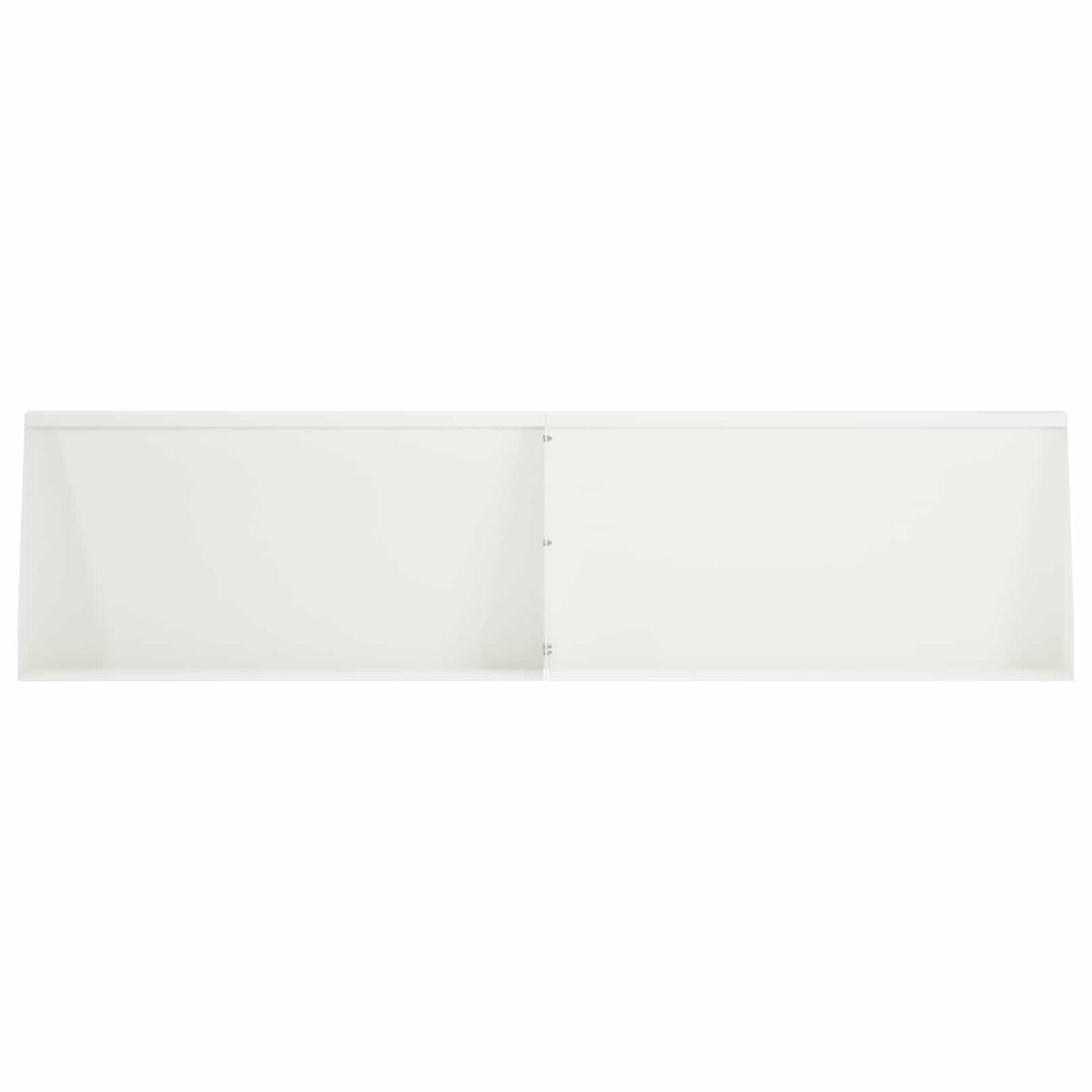 Zid za zadržavanje 4 kom. 80 x 12 x 30 cm Čelik Bijela