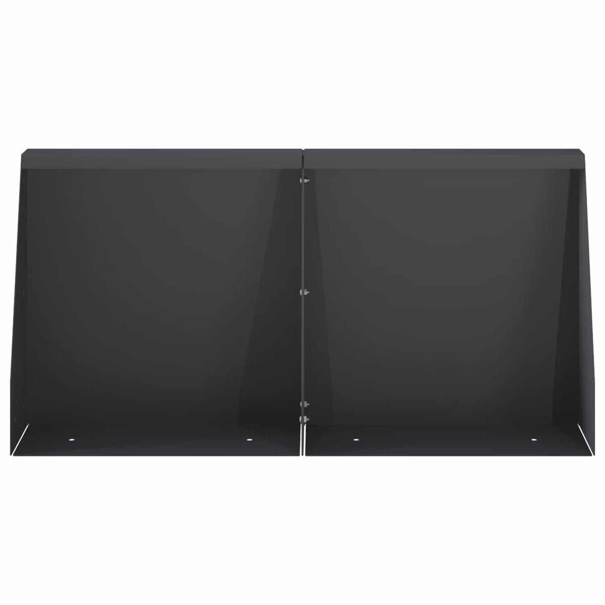 Zid za zadržavanje 6 kom. 40 x 12 x 30 cm Čelik Crna