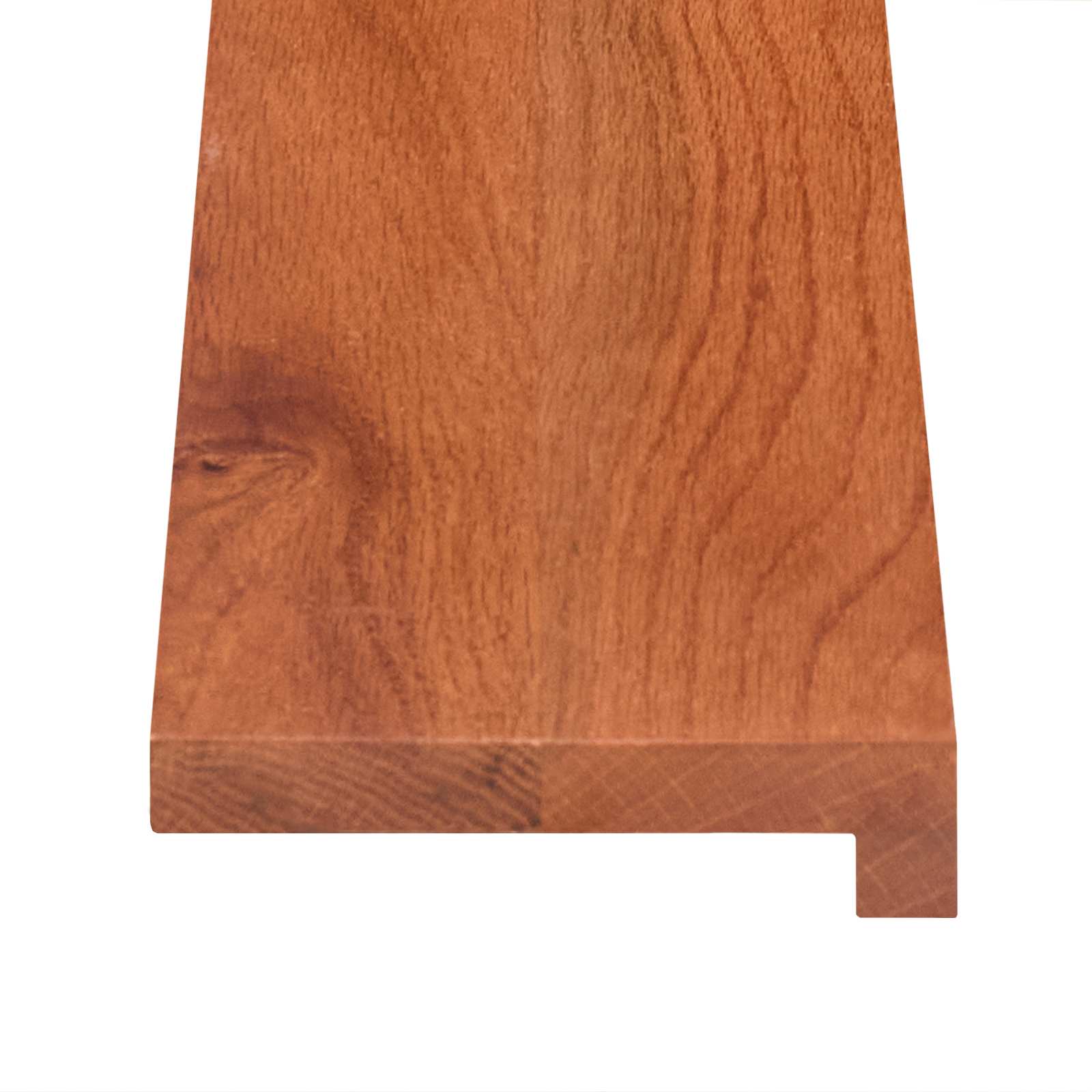 Stepenica 8 kom. 120 x 25 x 2 cm Smeđa Čvrsto Hrastovo Drvo
