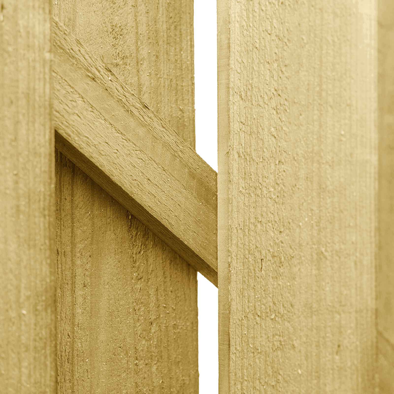 Vrtna vrata 100 x 75 cm Masivna borovina Zelena