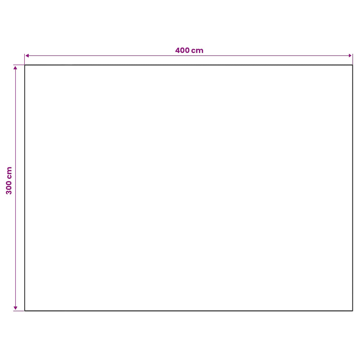 Tepih ORIZ Tamno plava 300 x 400 cm 100% poliester