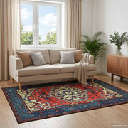Tepih ORIZ Crvena 80 x 150 cm 100% poliester