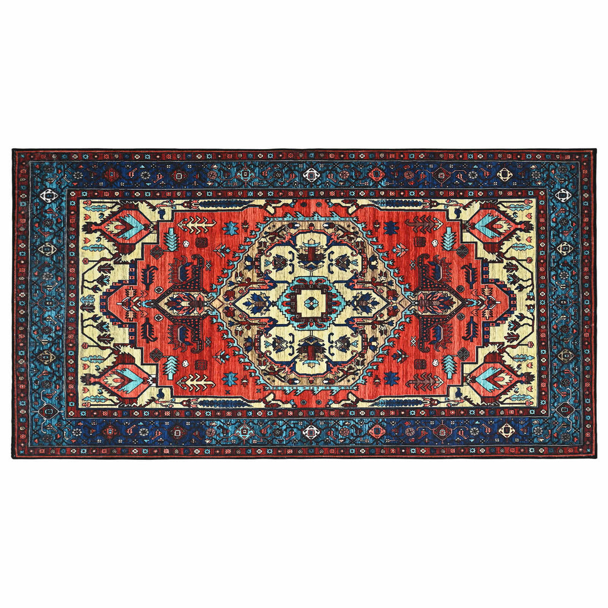 Tepih ORIZ Crvena 80 x 150 cm 100% poliester
