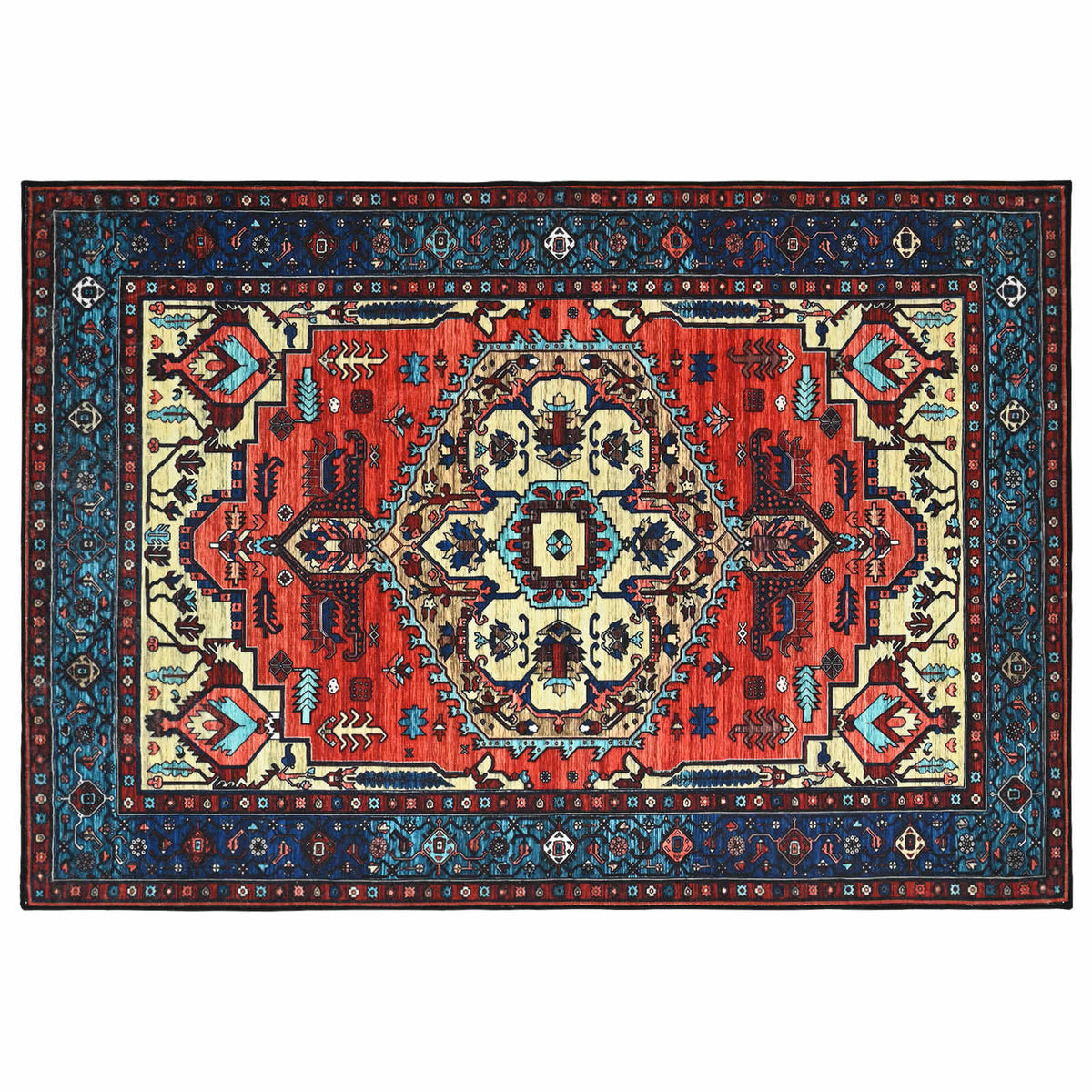Tepih ORIZ Crvena 120 x 170 cm 100% poliester