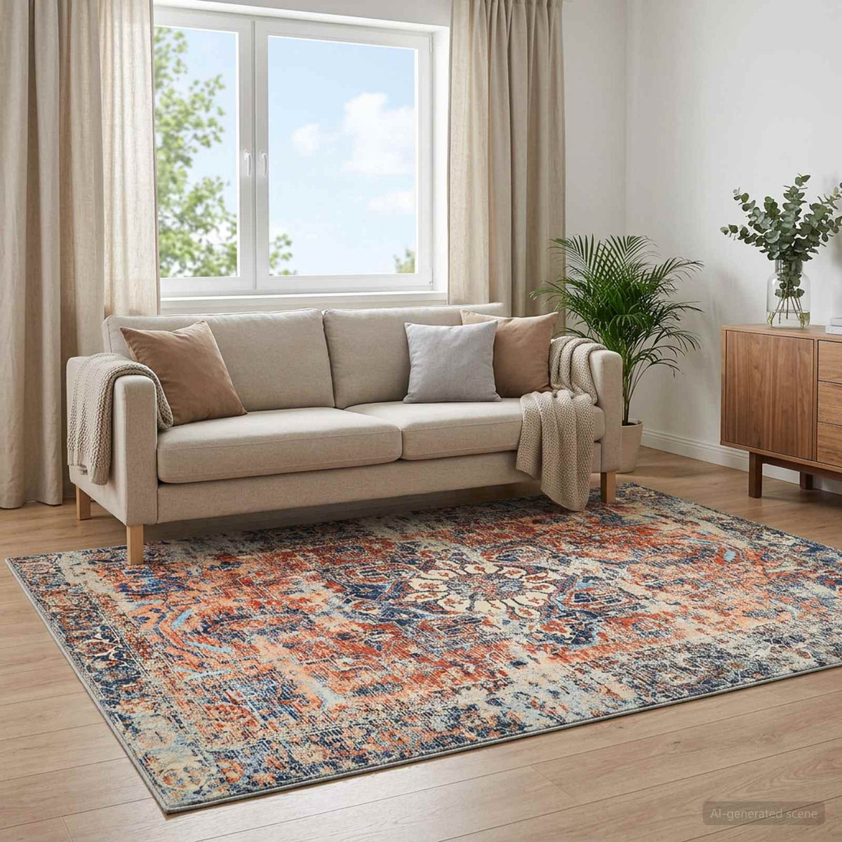 Tepih ORIZ Narančasta 80 x 150 cm 100% poliester