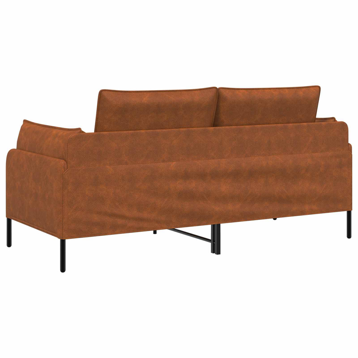 Sofa za dvije osobe Smeđa 188 x 81 x 89 cm Umjetna koža