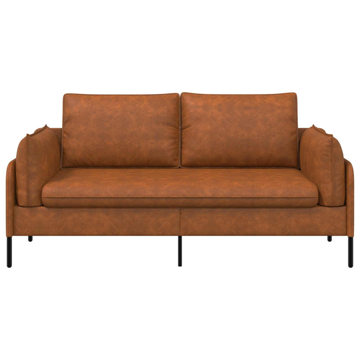 Sofa za dvije osobe Smeđa 188 x 81 x 89 cm Umjetna koža