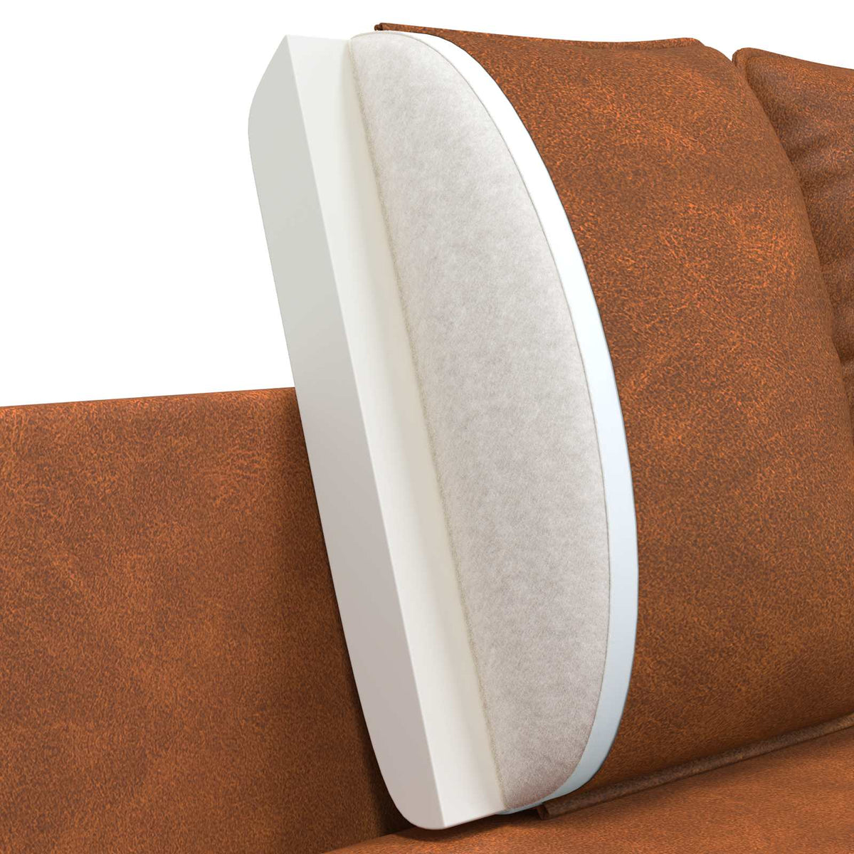 Sofa za dvije osobe Smeđa 188 x 81 x 89 cm Umjetna koža
