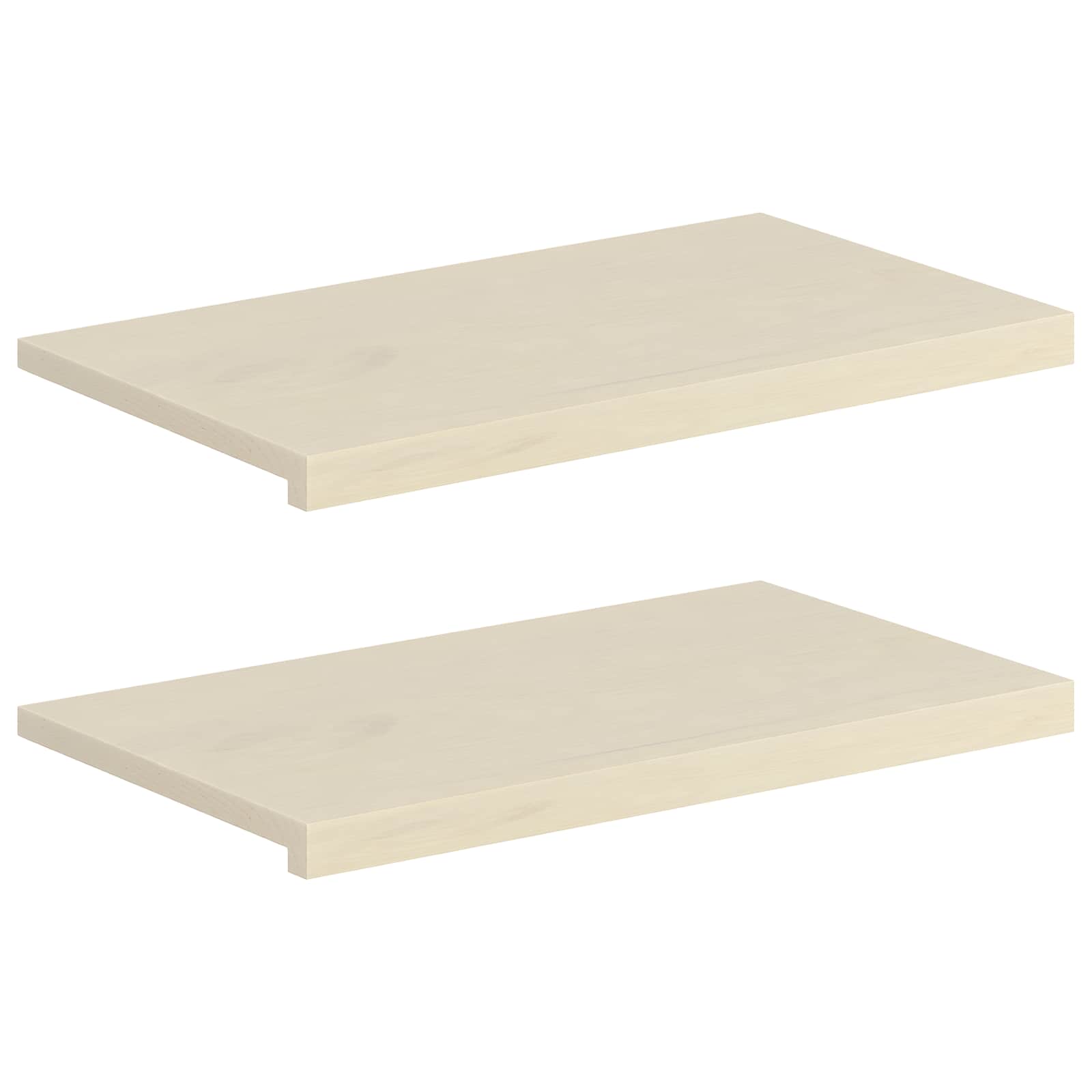 Prozorske klupice 2 kom. Bijela 80 x 40 x 2 cm
