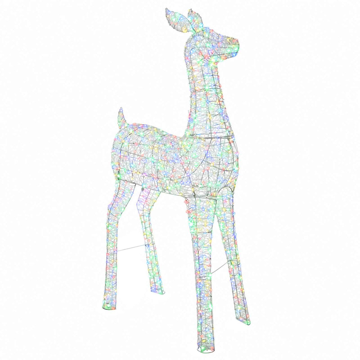 Božićna LED figura soba LOVIISA 900 LED lampica Višebojno