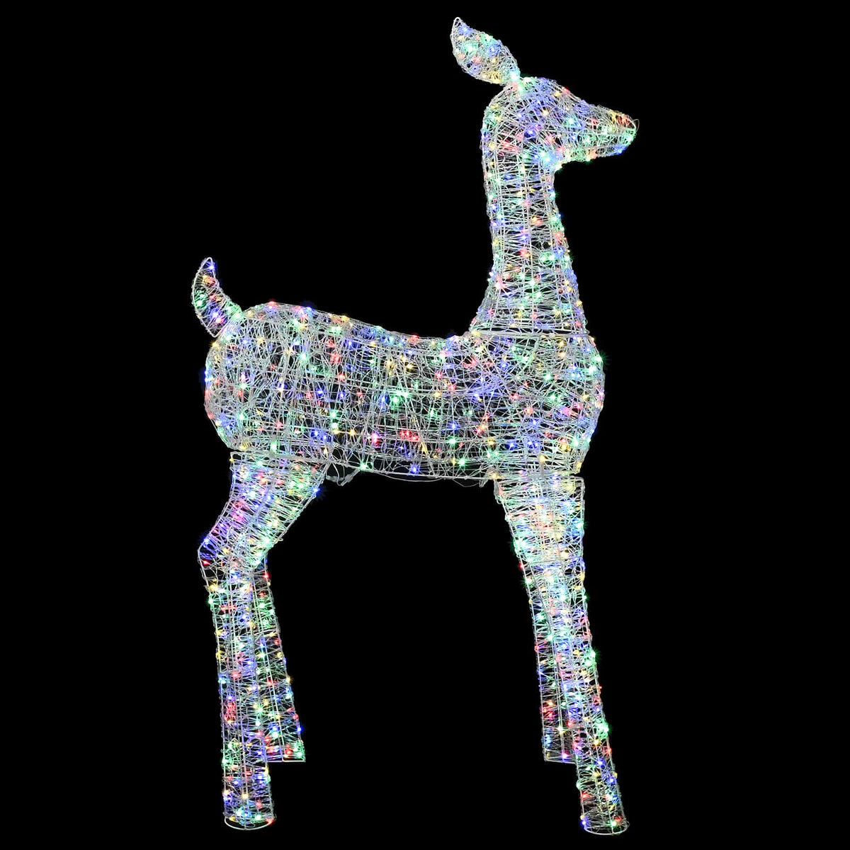 Božićna LED figura soba LOVIISA 900 LED lampica Višebojno