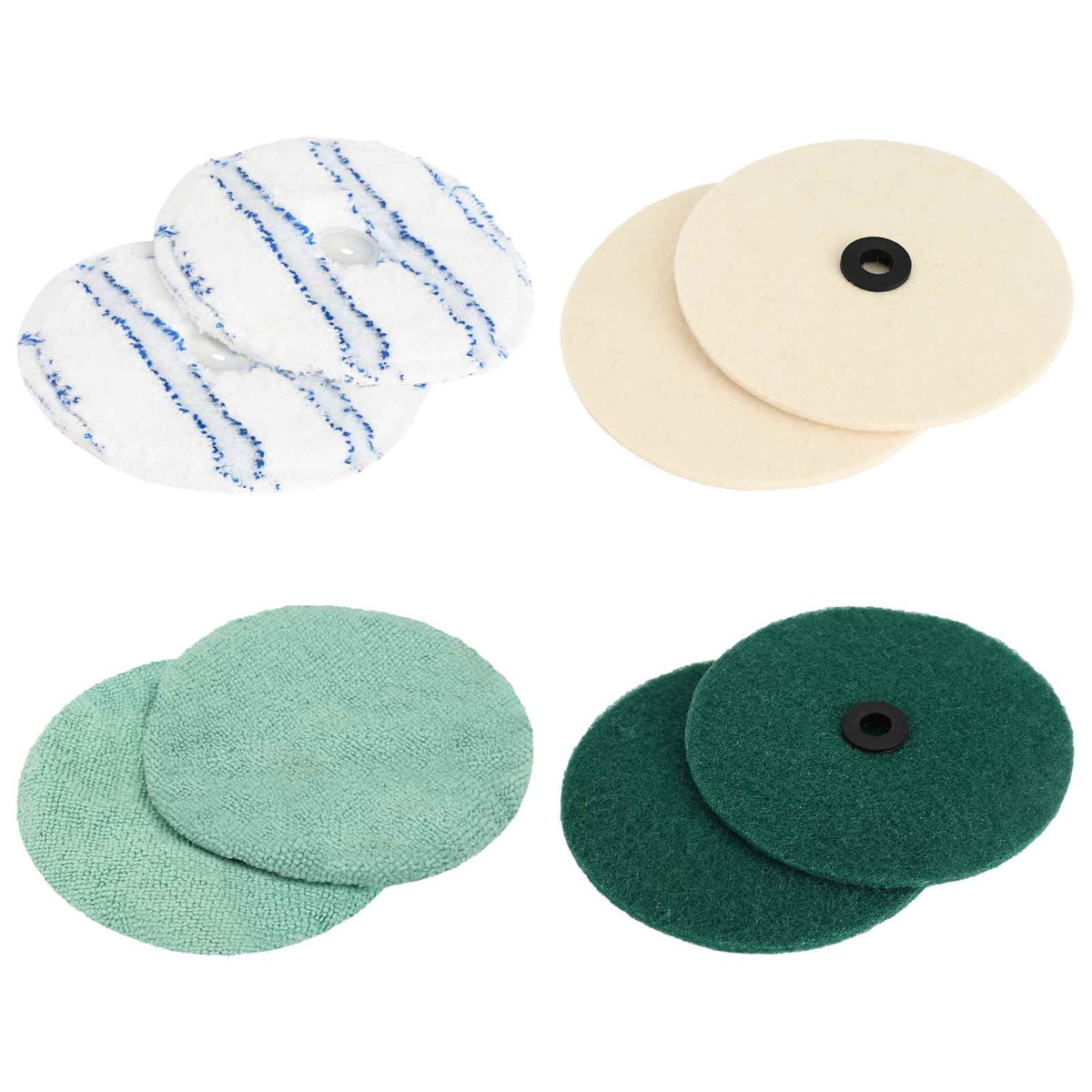 Set jastučića za poliranje podova 20 kom. Ø 14 cm Šareni