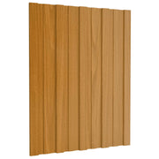 Krovni panel 36 pcs Prirodna 60 x 45 cm Pocinčani čelik
