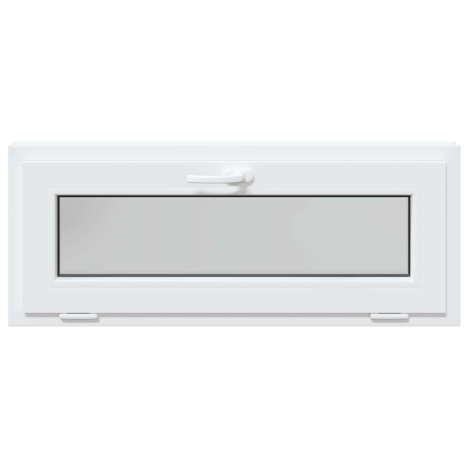 Prozor za podrum RISOR 100 x 40 cm PVC i staklo Bijela