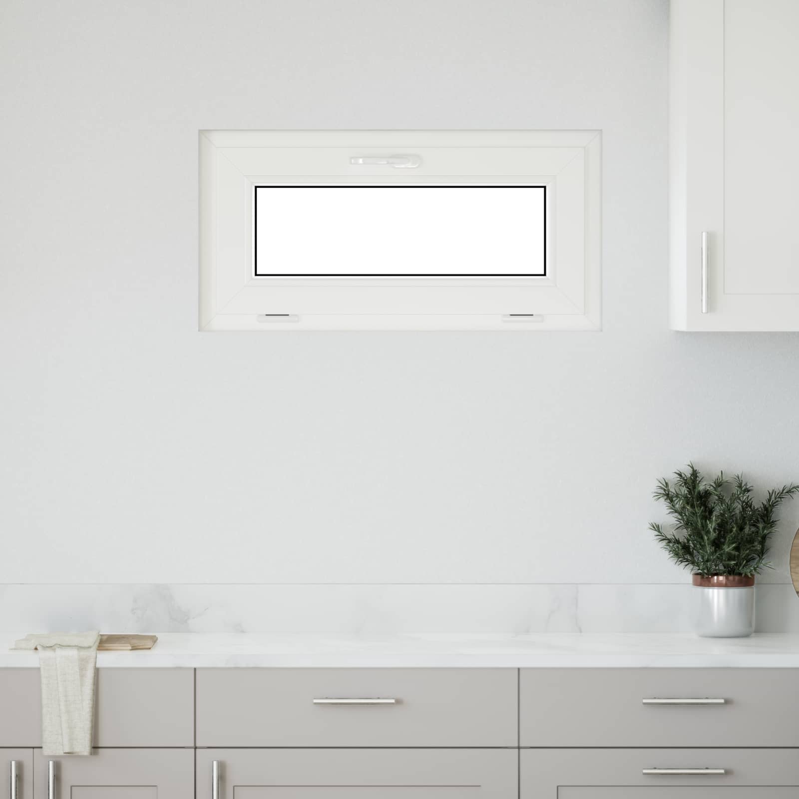 Prozor za podrum RISOR 80 x 40 cm PVC i staklo Antracit