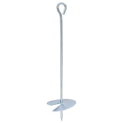 Zemaljska sidra 10 pcs Srebrna Ø10 x 40 cm Galvanizirani metal