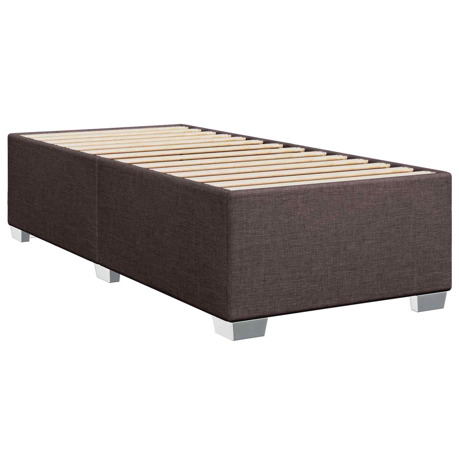 Boxspring krevet s madracem Tamno smeđa 80 x 200 cm Tkanina