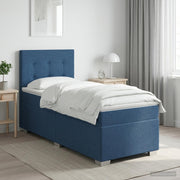 Boxspring krevet s madracem Plava 90 x 190 cm Tkanina