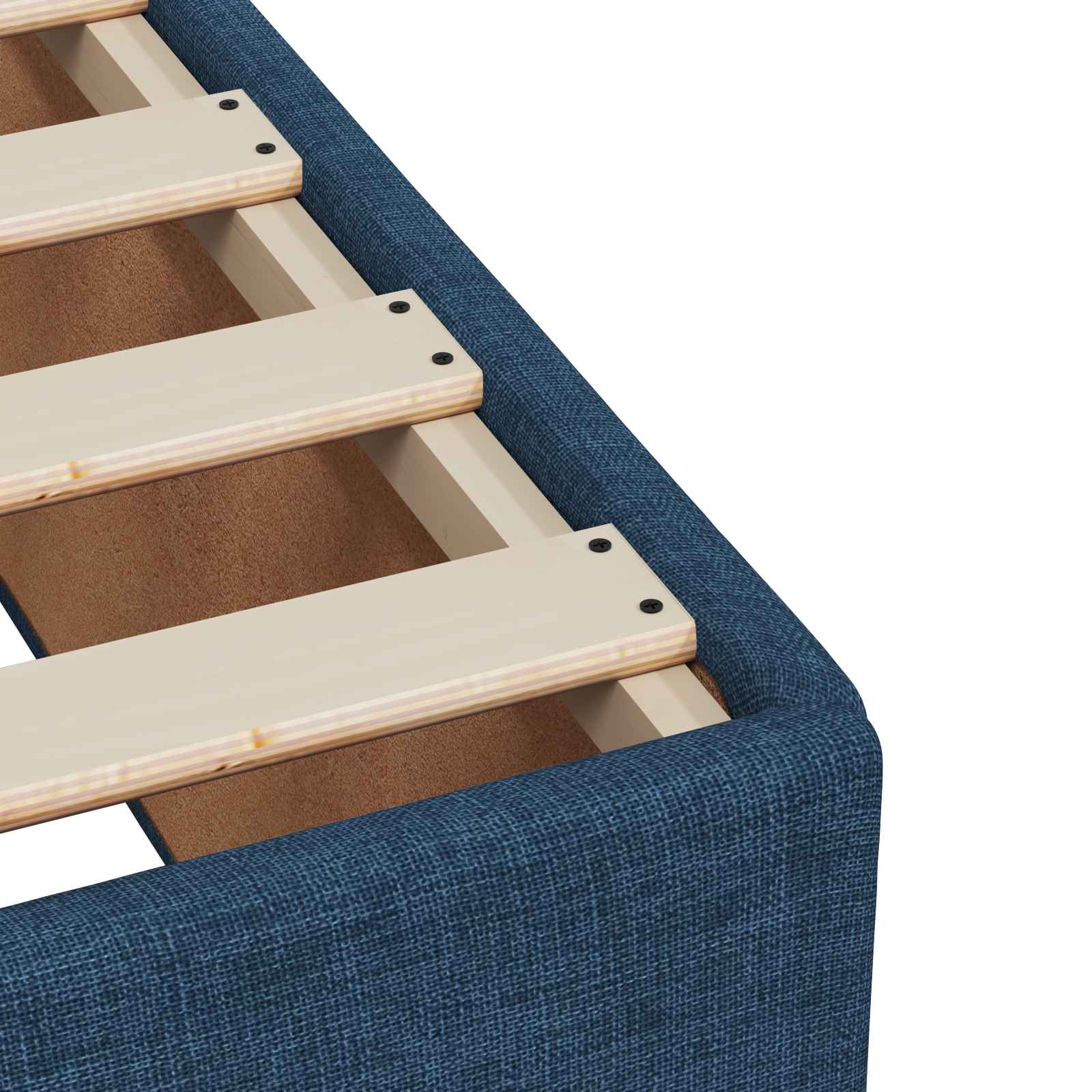 Boxspring krevet s madracem Plava 90 x 190 cm Tkanina