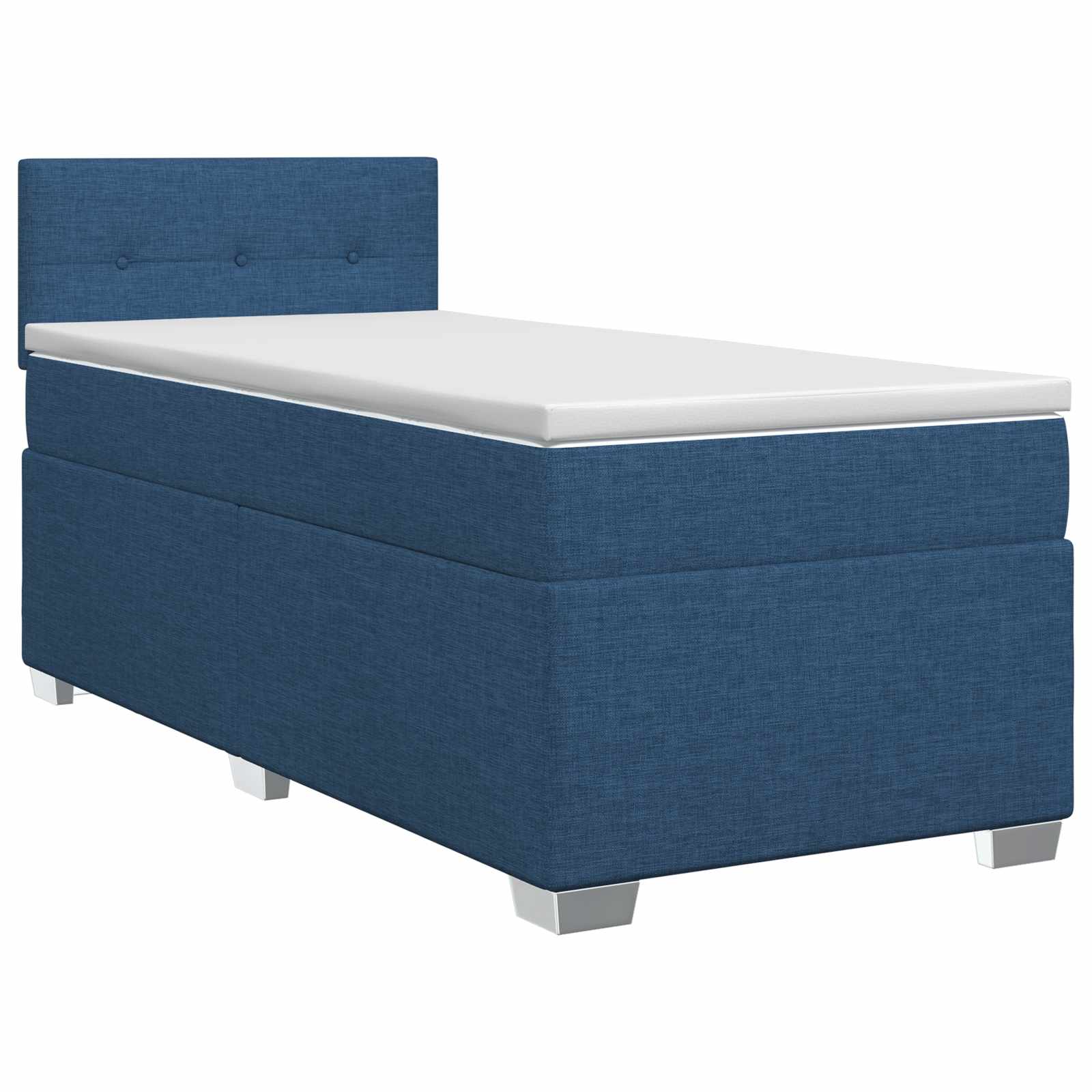 Boxspring krevet s madracem Plava 90 x 190 cm Tkanina