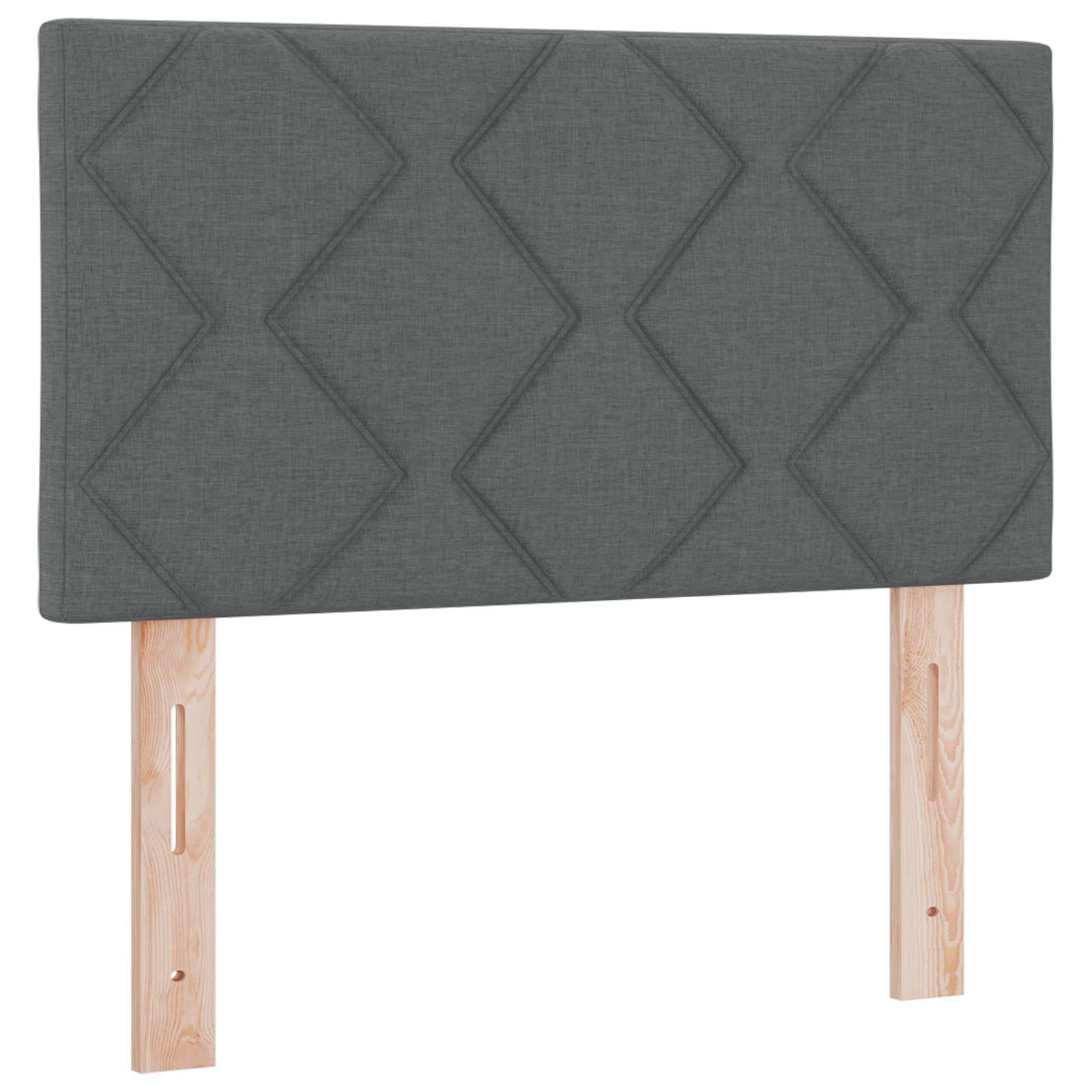 Boxspring krevet s madracem Tamnosiva 90 x 190 cm Tkanina