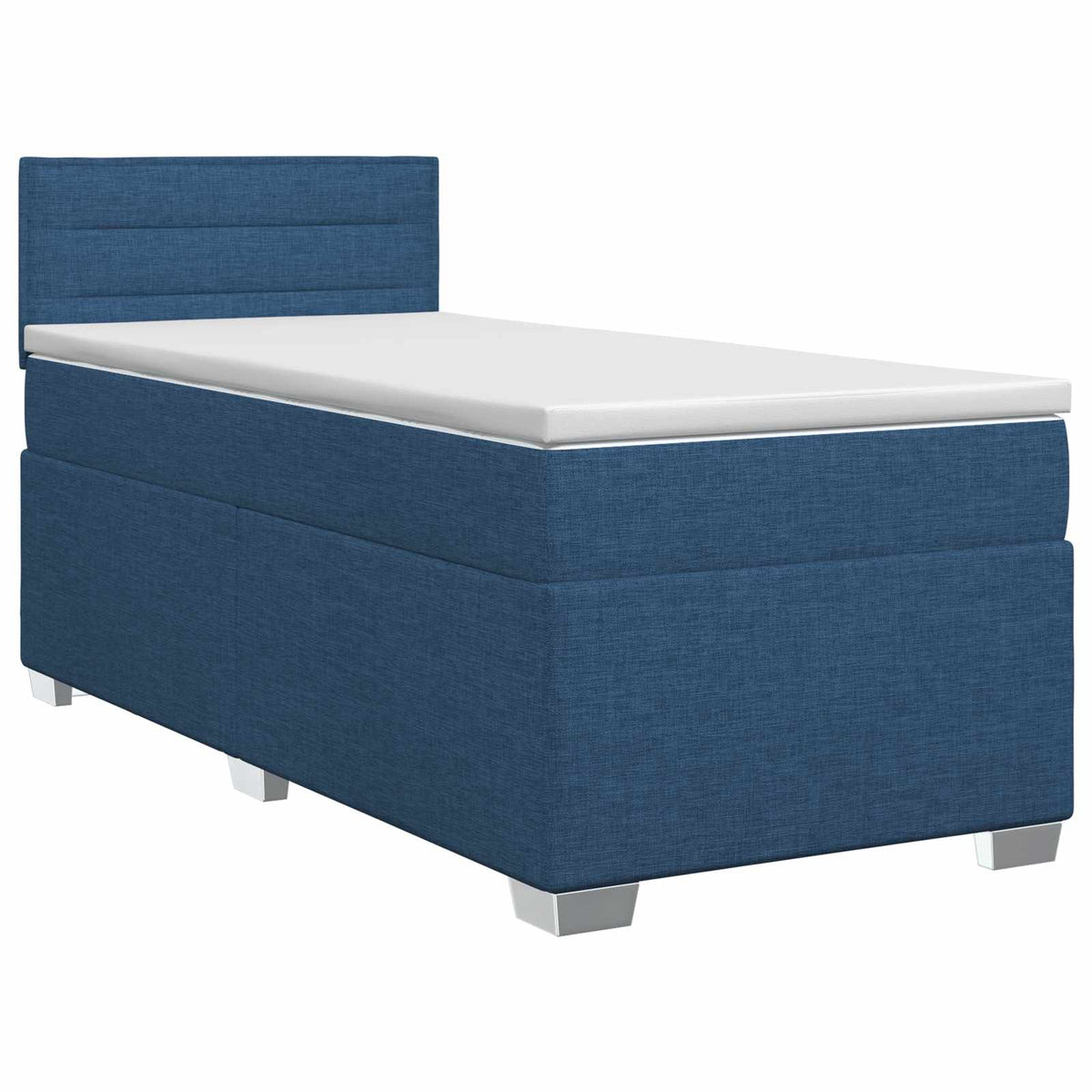 Boxspring krevet s madracem Plava 90 x 200 cm Tkanina