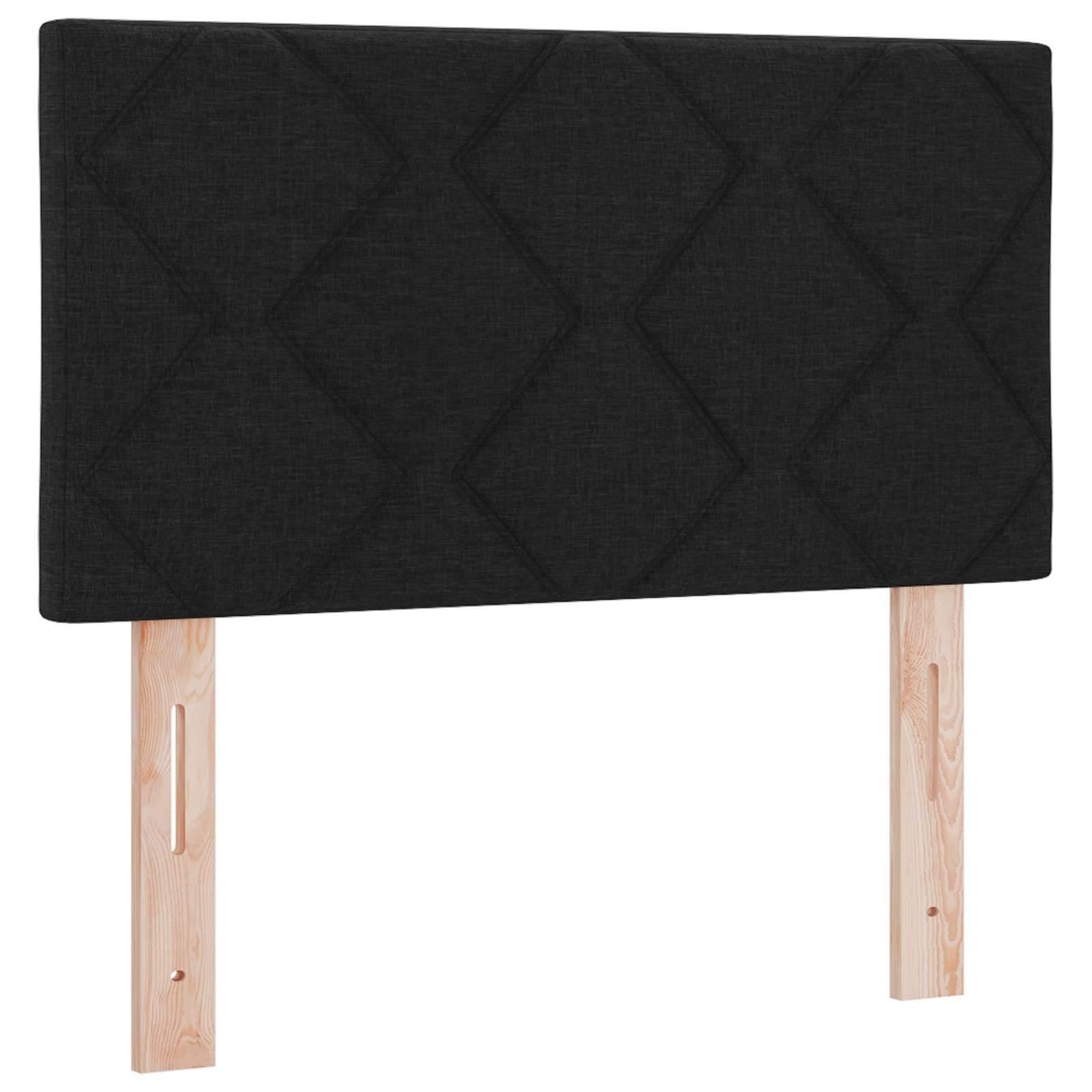 Boxspring krevet s madracem Crna 120 x 200 cm Tkanina