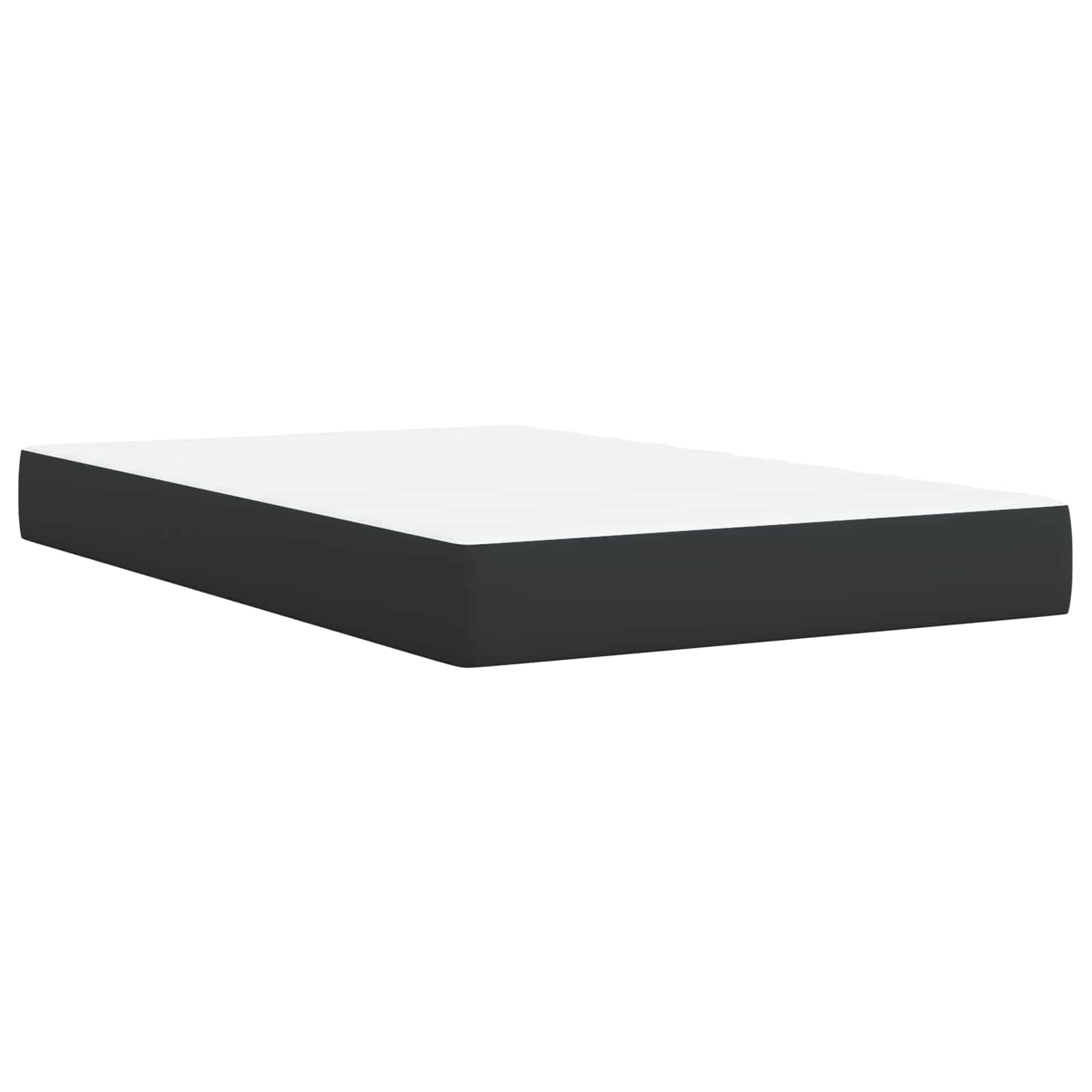 Boxspring krevet s madracem Crna 120 x 200 cm Tkanina