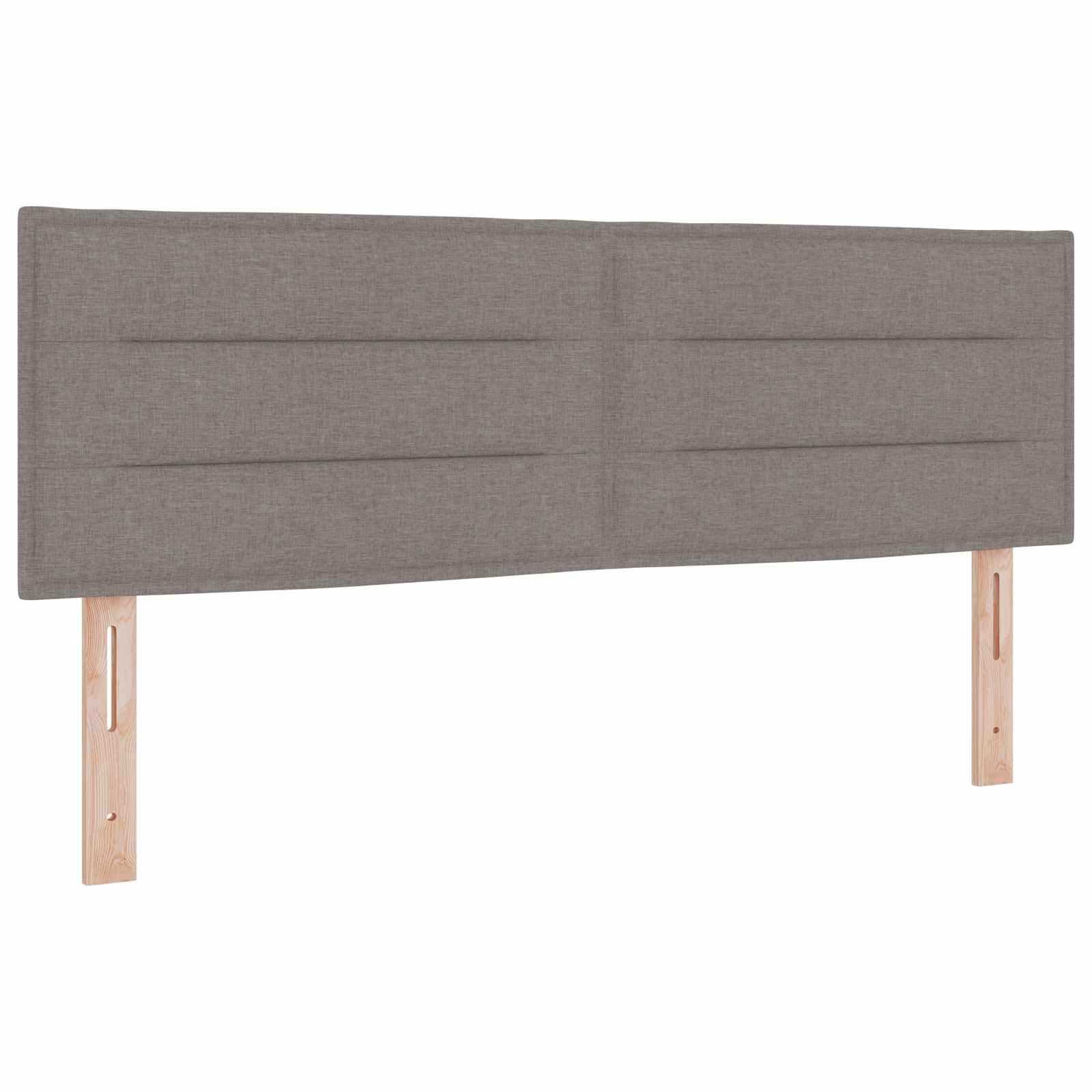 Boxspring krevet s madracem Sivosmeđa 140 x 190 cm Tkanina