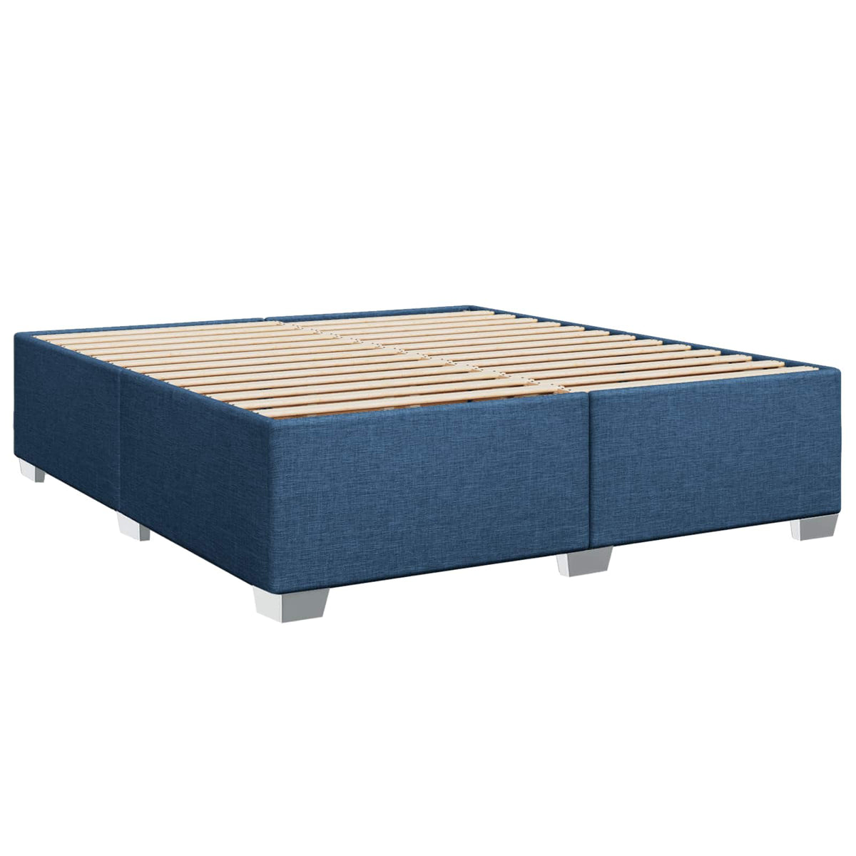 Boxspring krevet s madracem Plava 140 x 190 cm Tkanina