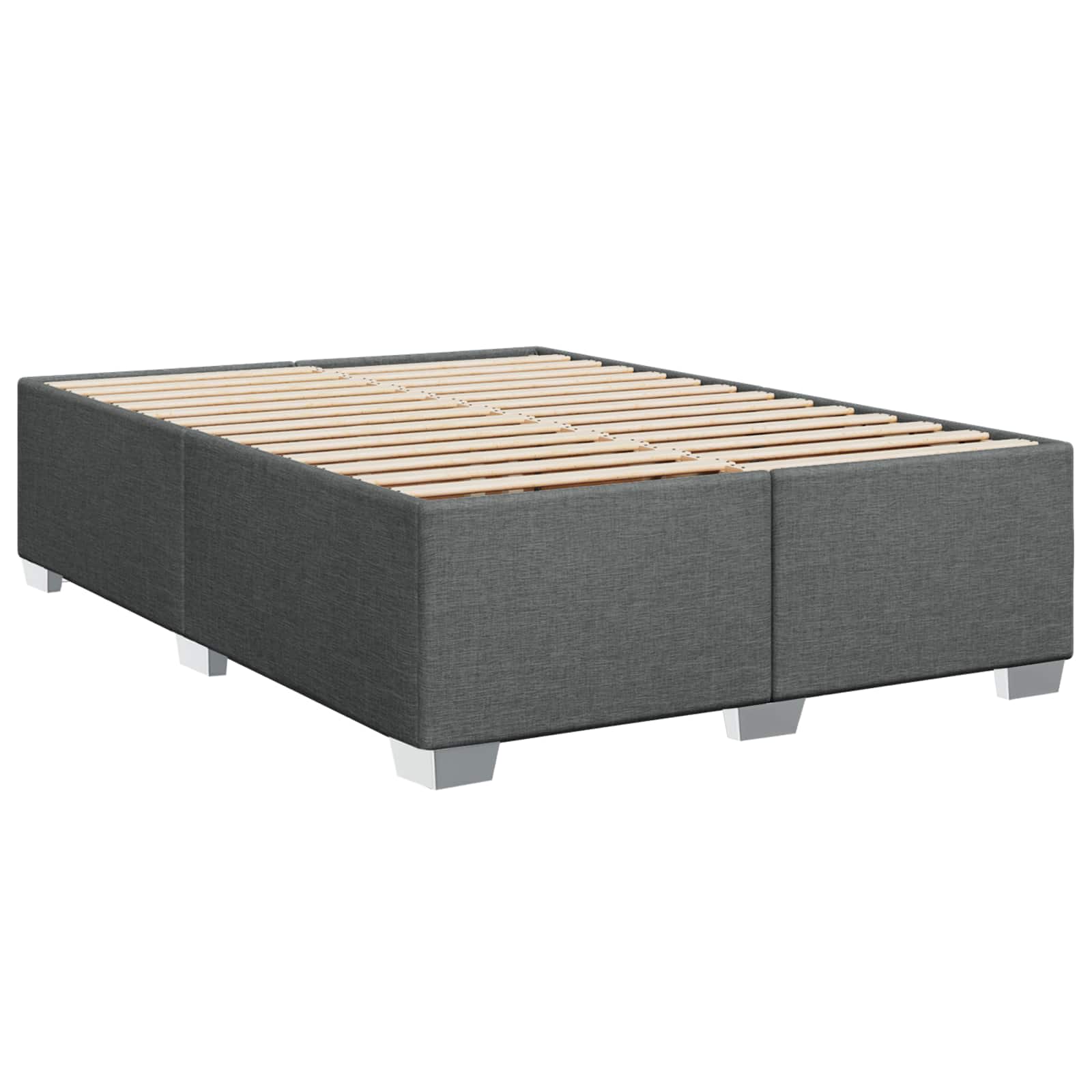 Boxspring krevet s madracem Tamnosiva 140 x 190 cm Tkanina