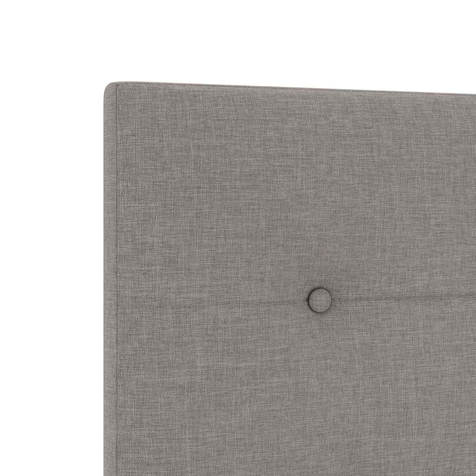 Boxspring krevet s madracem Sivosmeđa 140 x 190 cm Tkanina