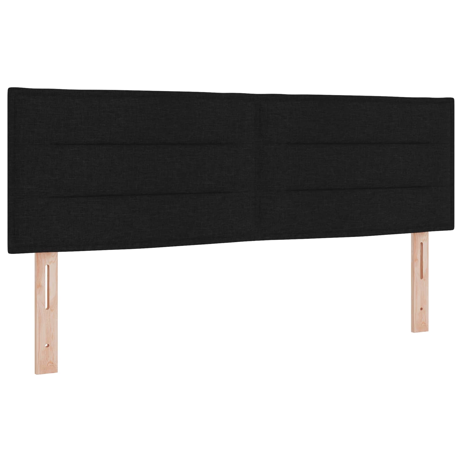 Boxspring krevet s madracem Crna 140 x 200 cm Tkanina