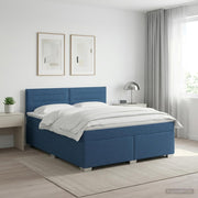 Boxspring krevet s madracem Plava 140 x 190 cm Tkanina