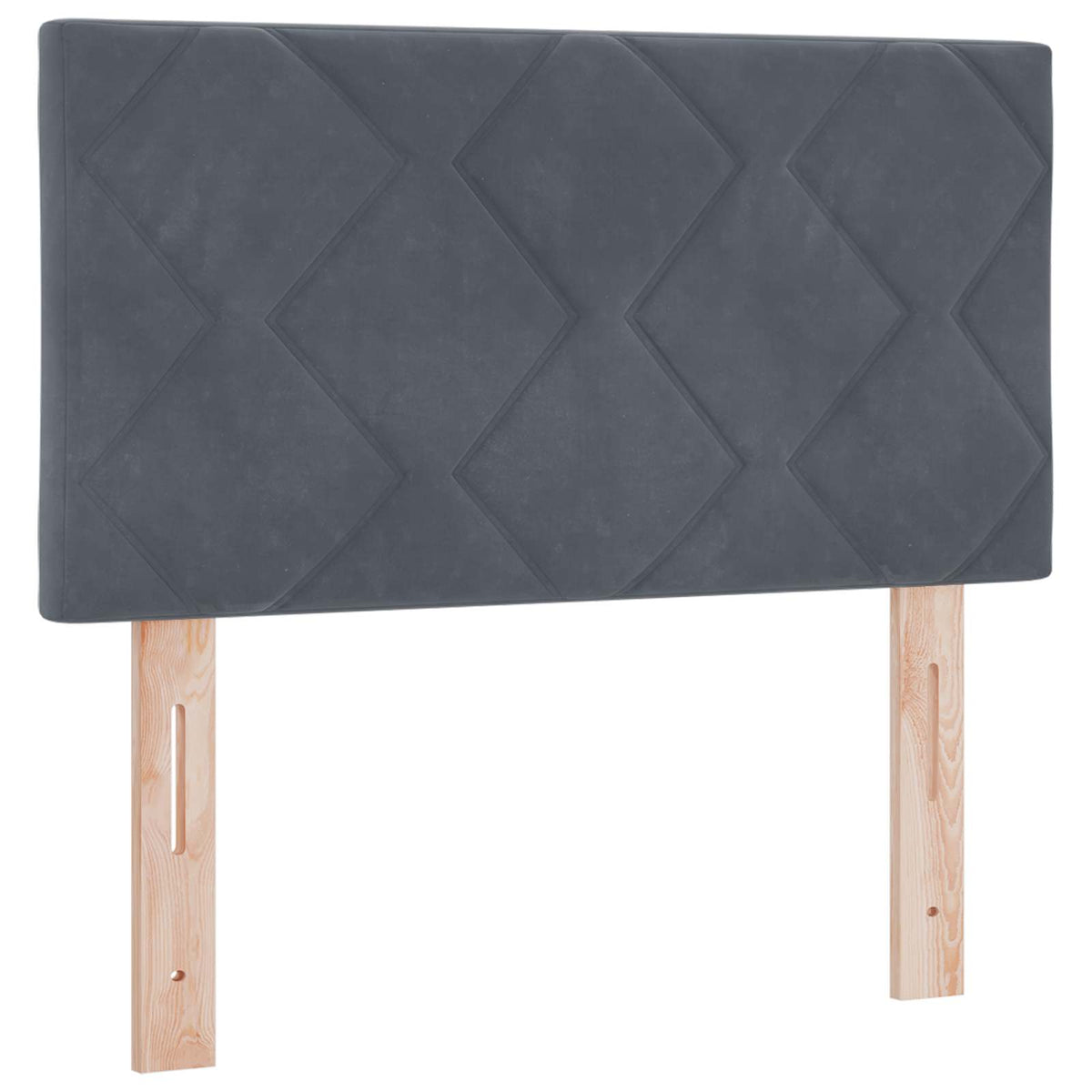 Boxspring krevet s madracem Tamnosiva 80 x 200 cm Baršun