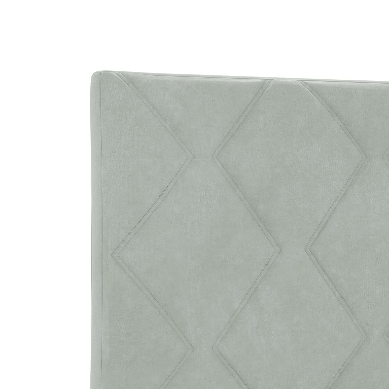 Boxspring krevet s madracem Svjetlosiva 90 x 200 cm Baršun