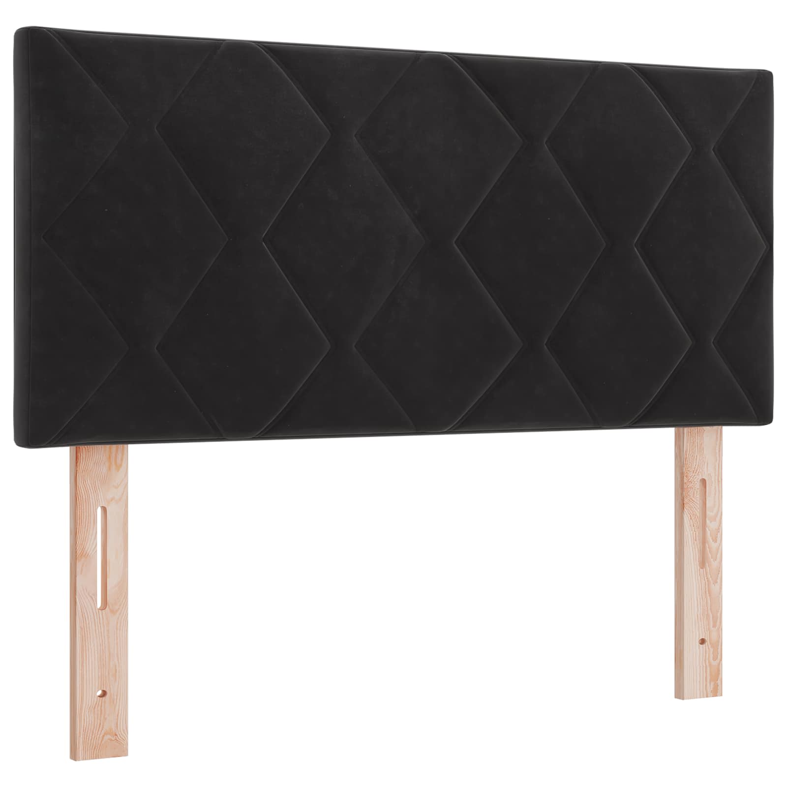 Boxspring krevet s madracem Crna 120 x 190 cm Baršun