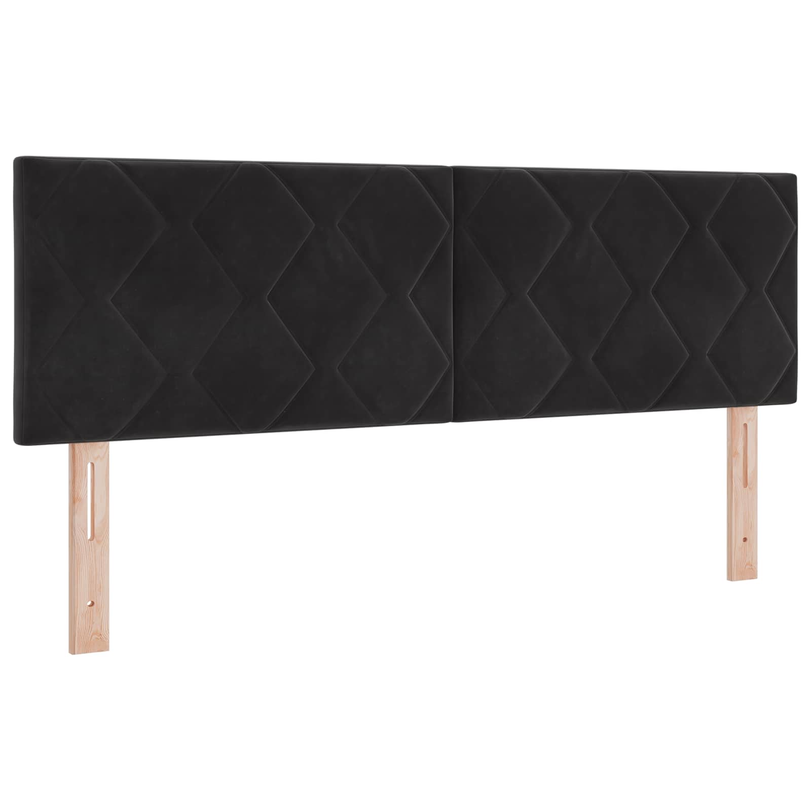 Boxspring krevet s madracem Crna 140 x 200 cm Baršun