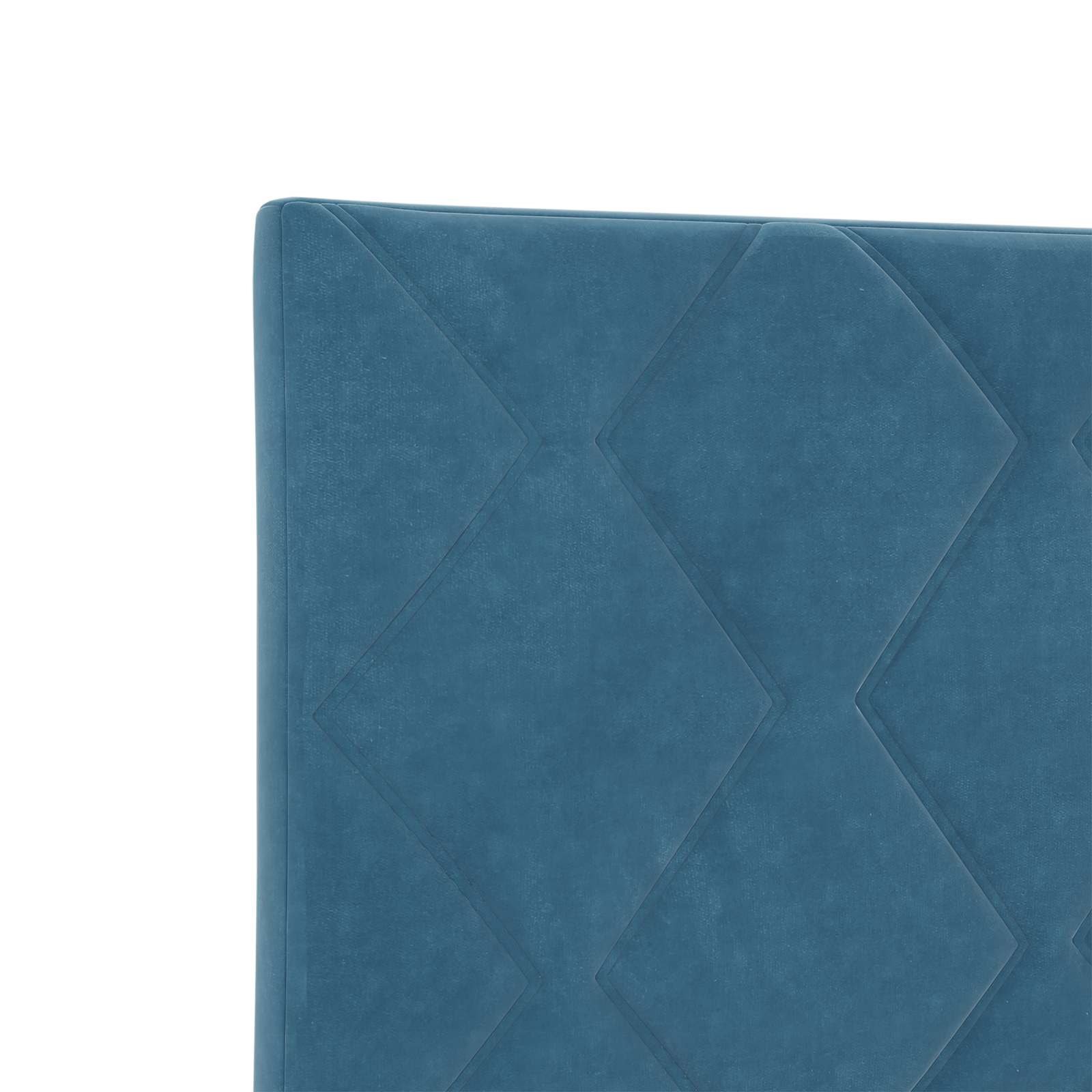 Boxspring krevet s madracem Tamno plava 200 x 200 cm Baršun