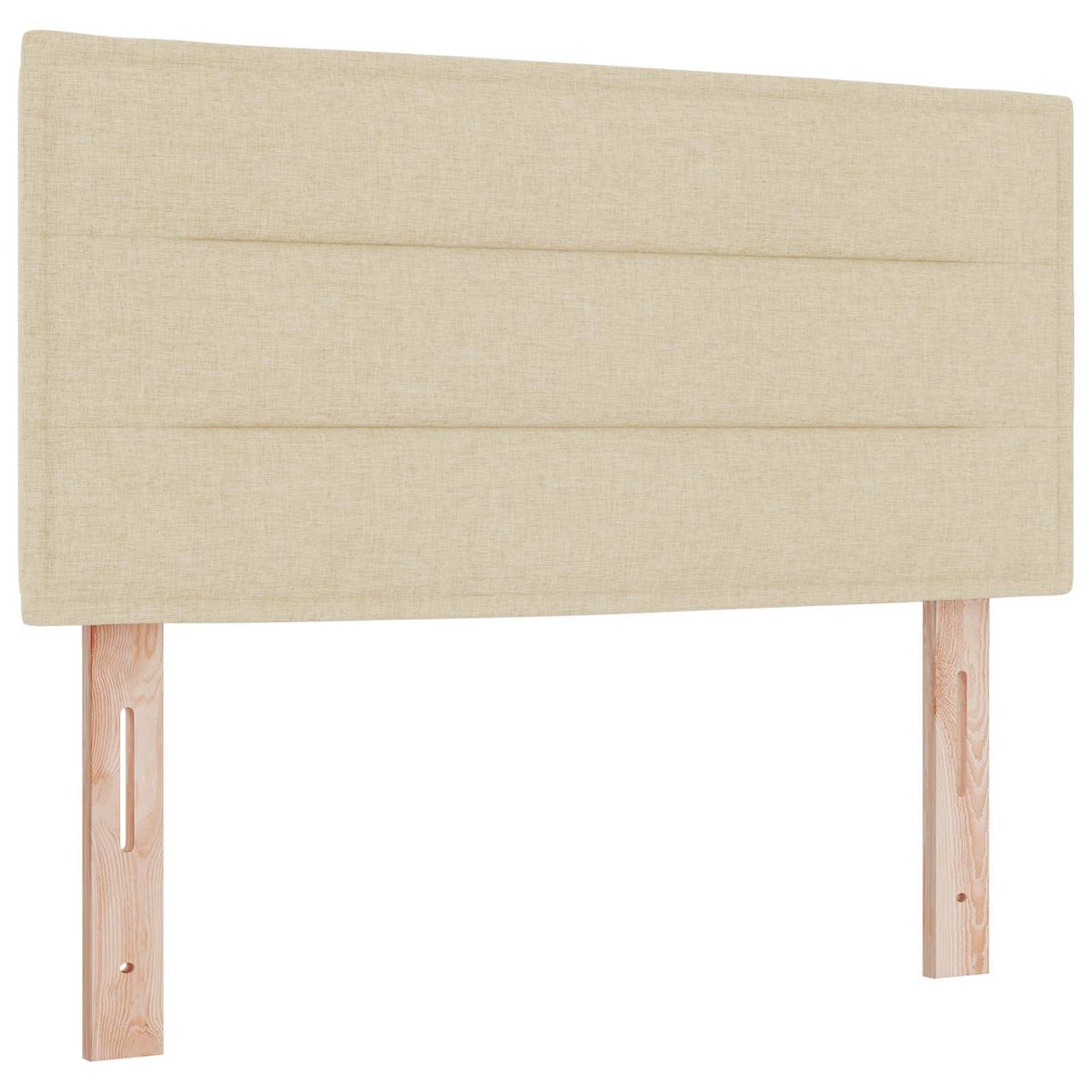 Boxspring krevet s madracem Krem 80 x 200 cm Tkanina