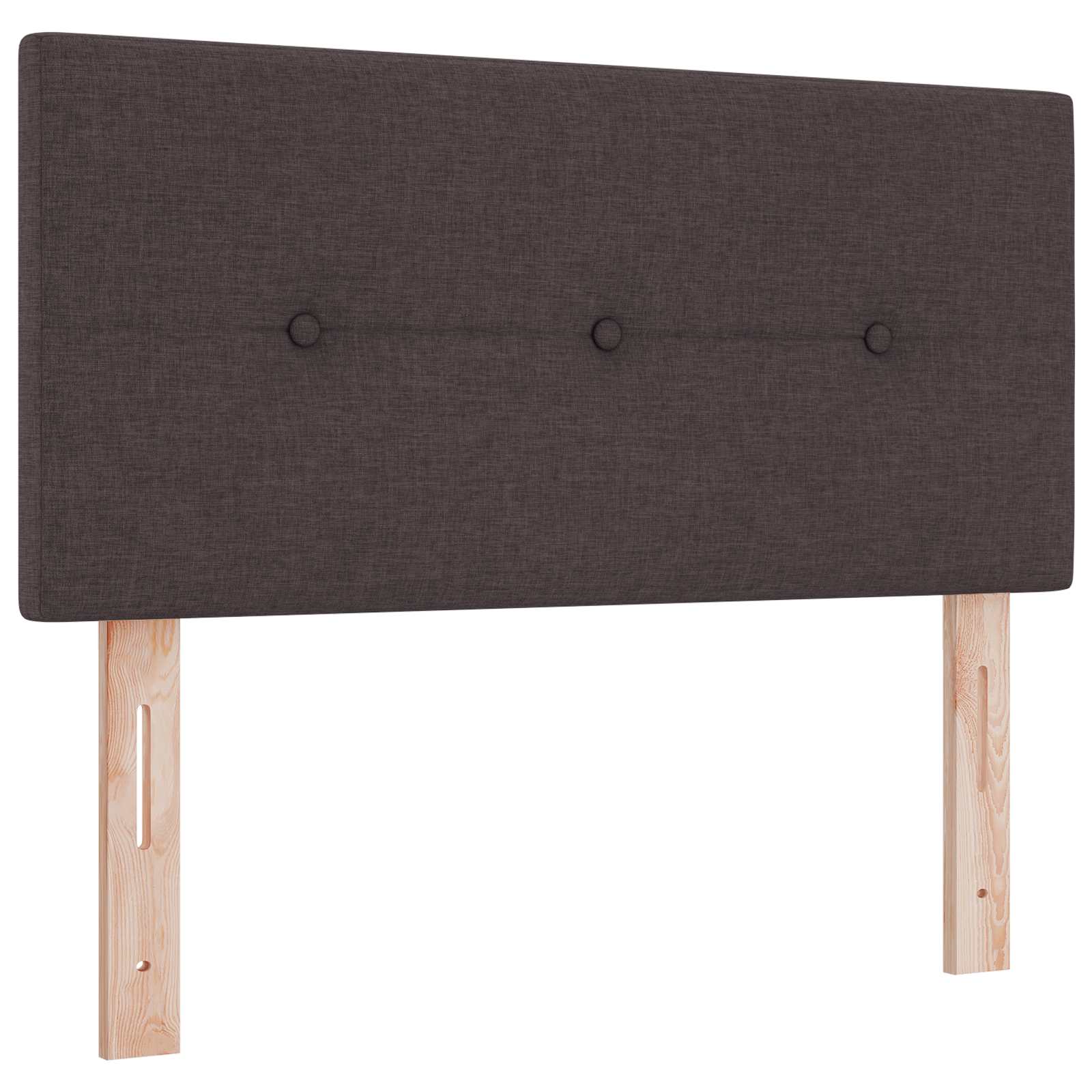 Boxspring krevet s madracem Tamno smeđa 80 x 200 cm Tkanina