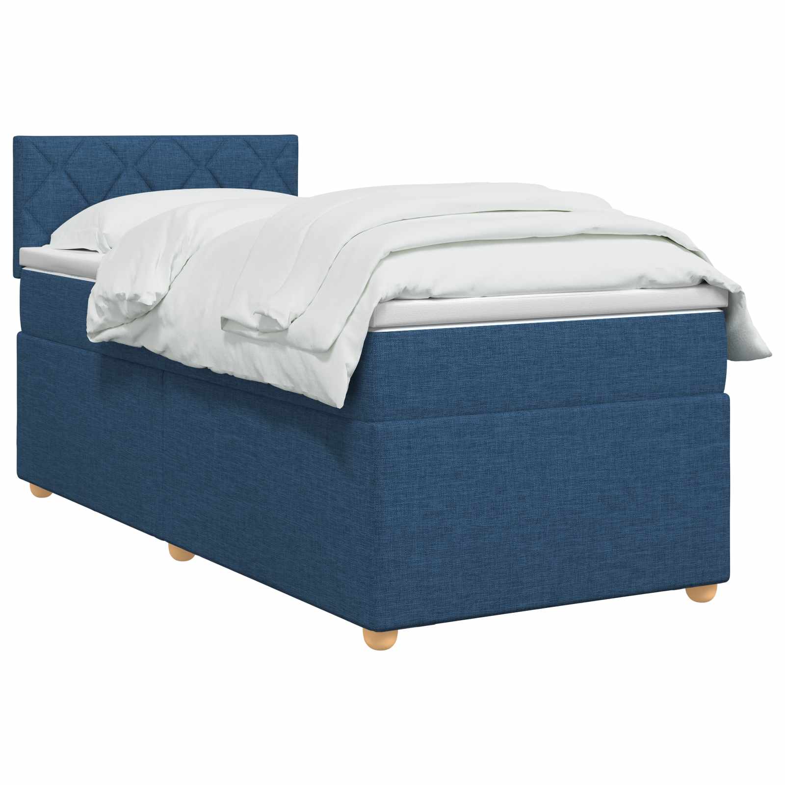 Boxspring krevet s madracem Plava 80 x 200 cm Tkanina
