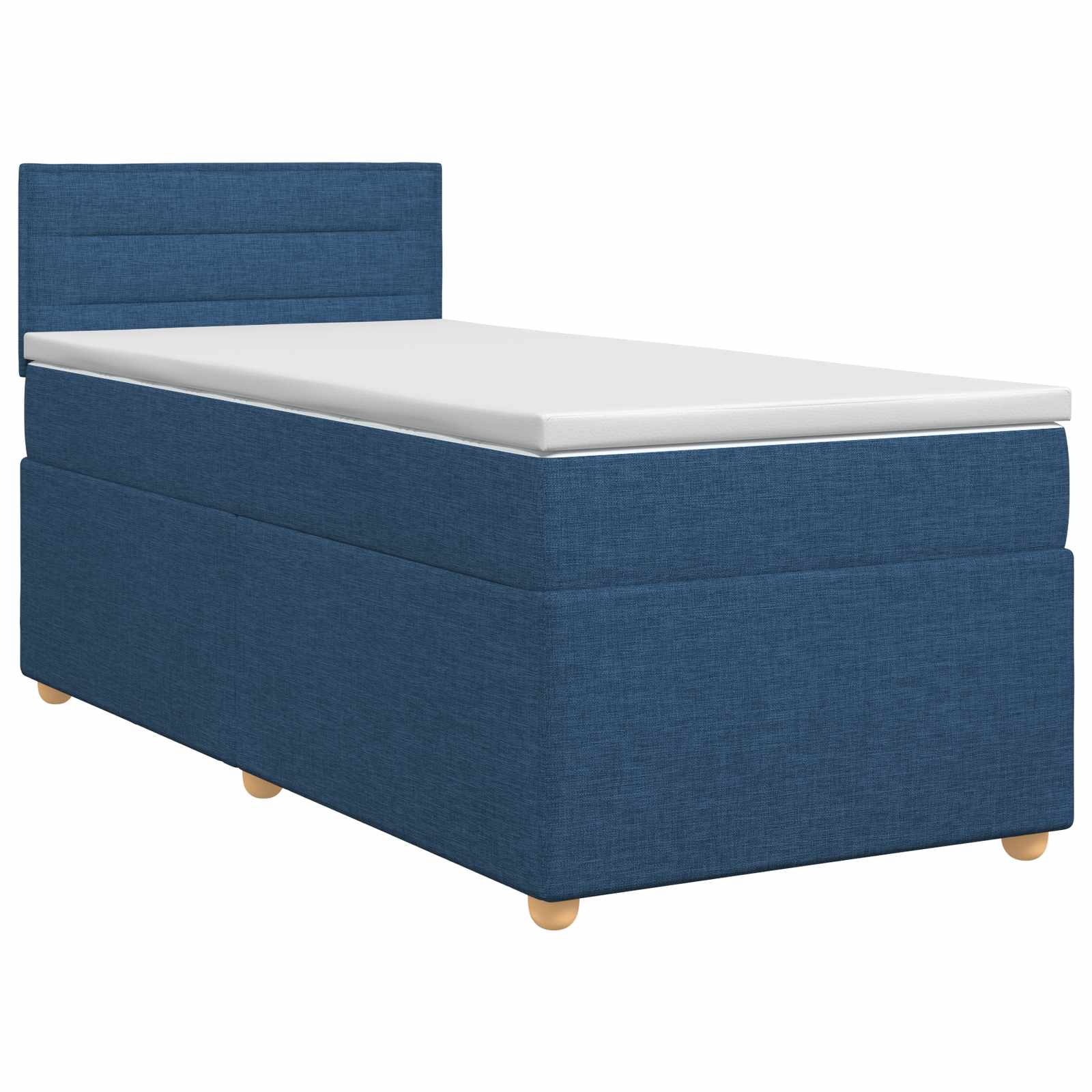 Boxspring krevet s madracem Plava 100 x 200 cm Tkanina