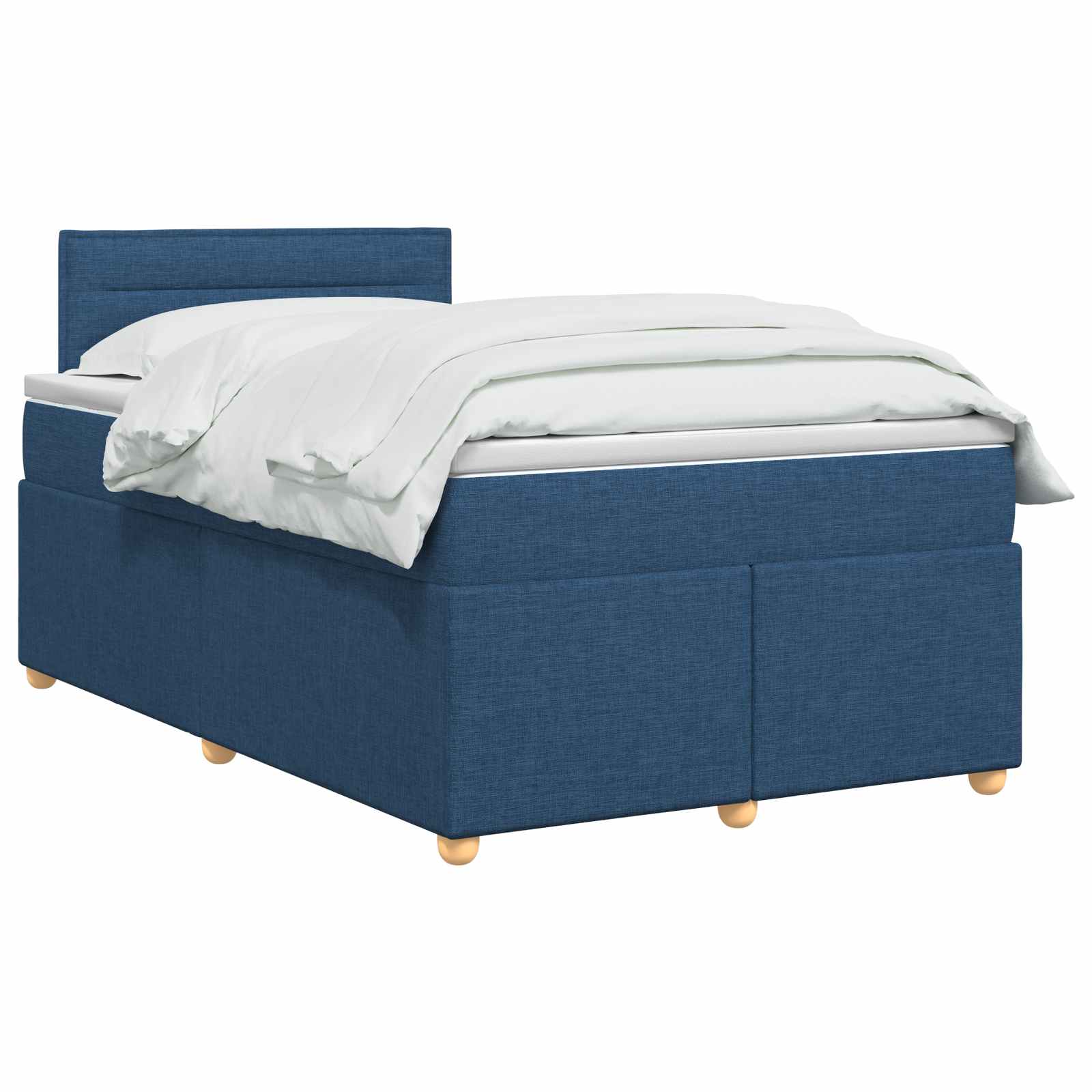 Boxspring krevet s madracem Plava 120 x 190 cm Tkanina