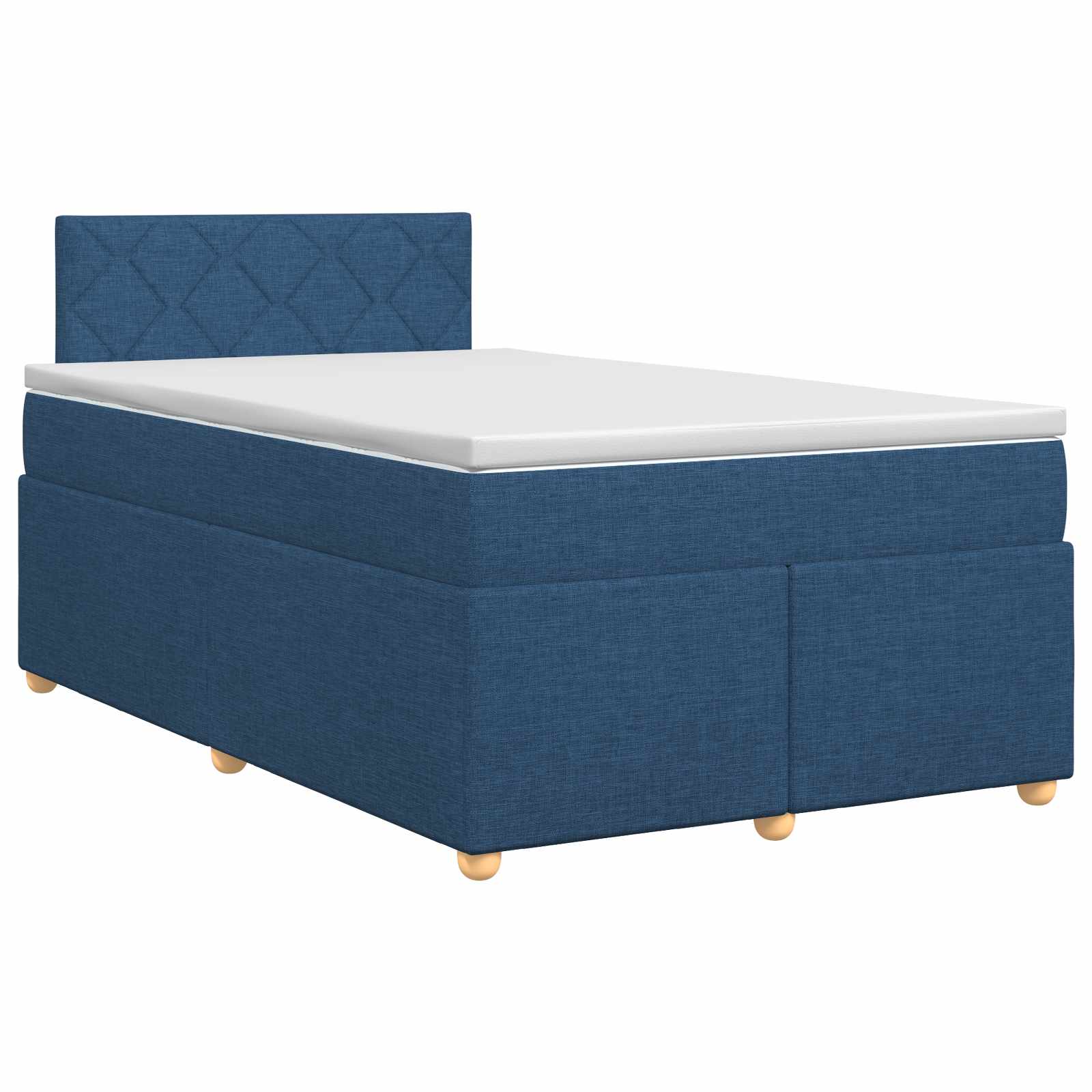 Boxspring krevet s madracem Plava 120 x 190 cm Tkanina