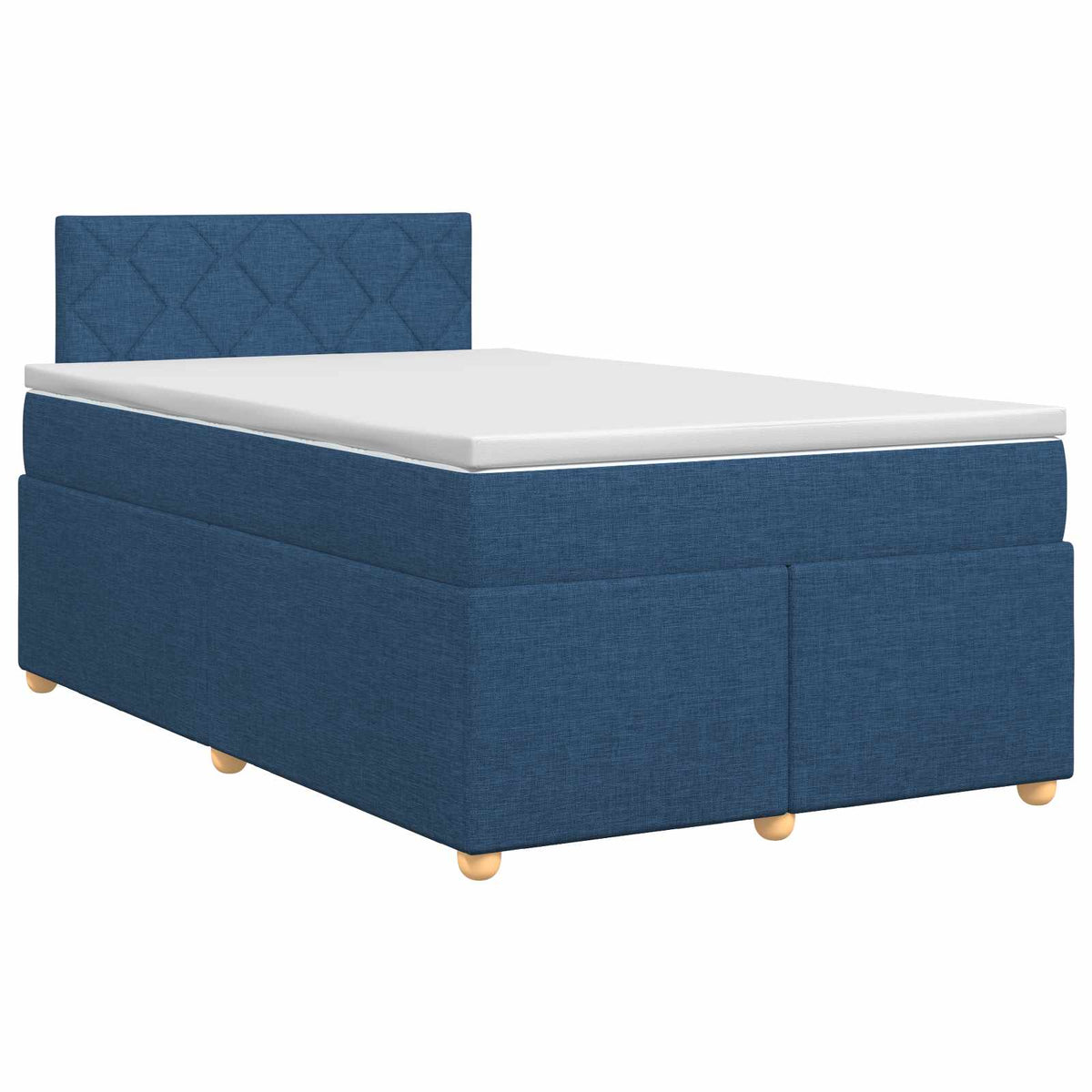 Boxspring krevet s madracem Plava 120 x 190 cm Tkanina