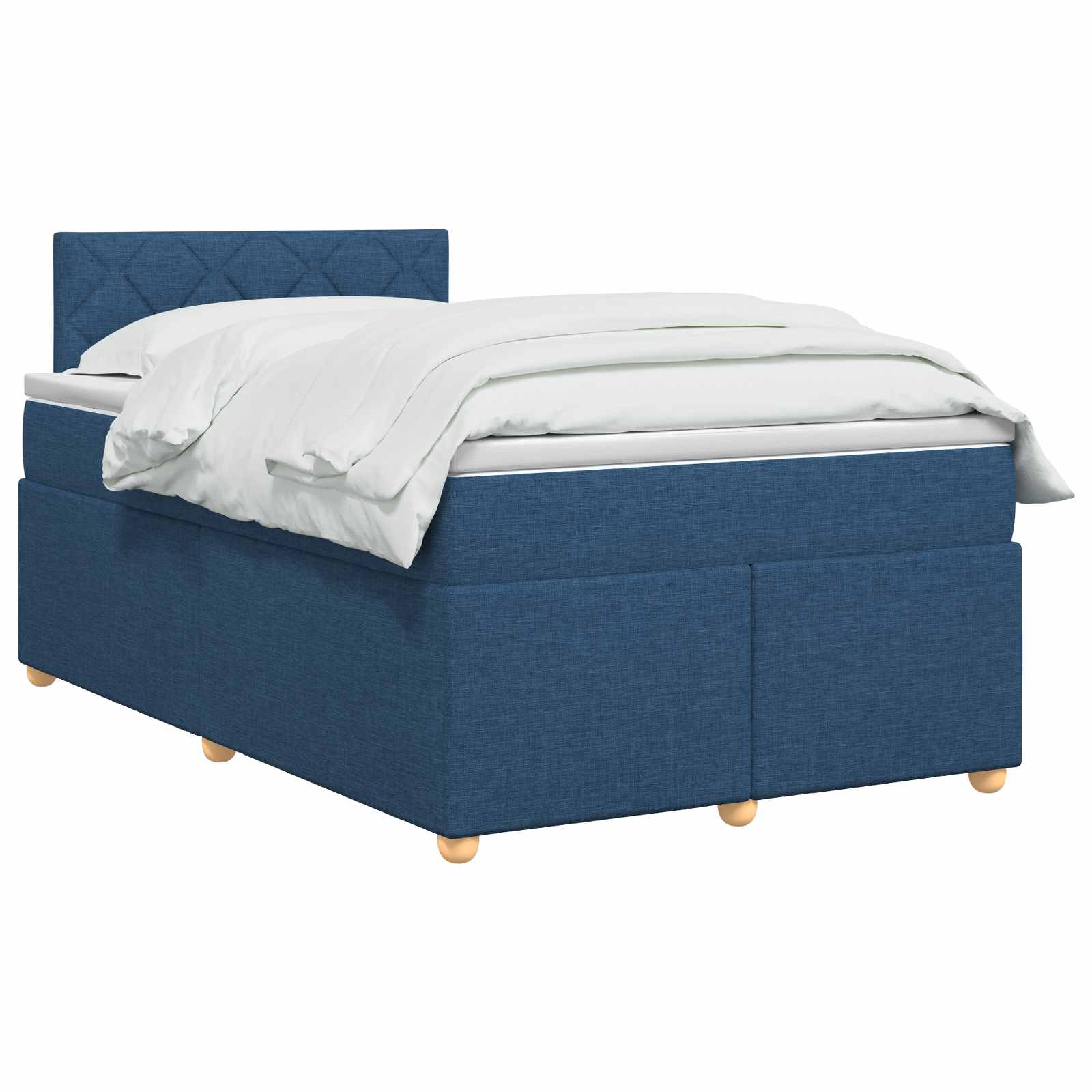 Boxspring krevet s madracem Plava 120 x 190 cm Tkanina